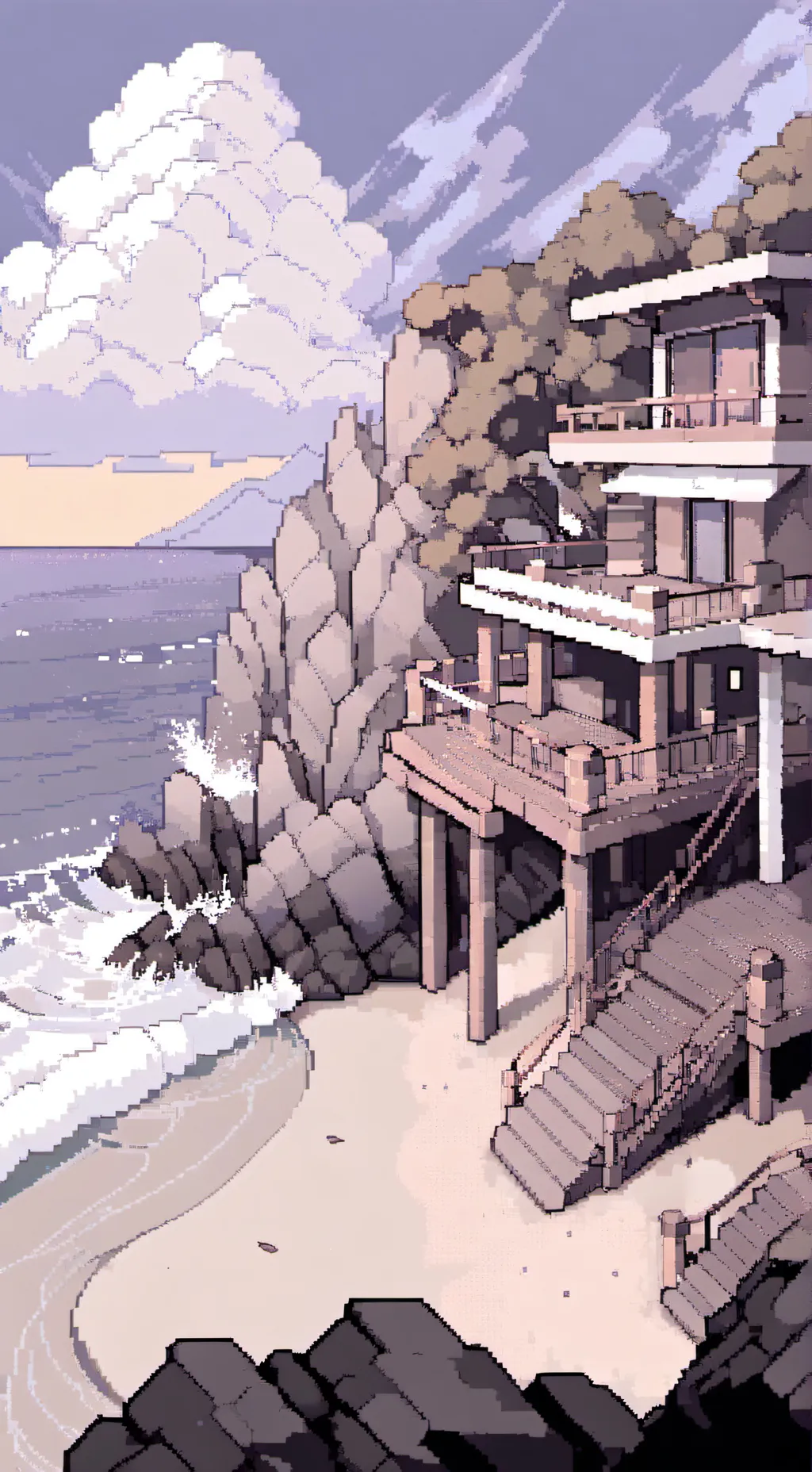 ai character: MHA! Beach🌊☀️ background