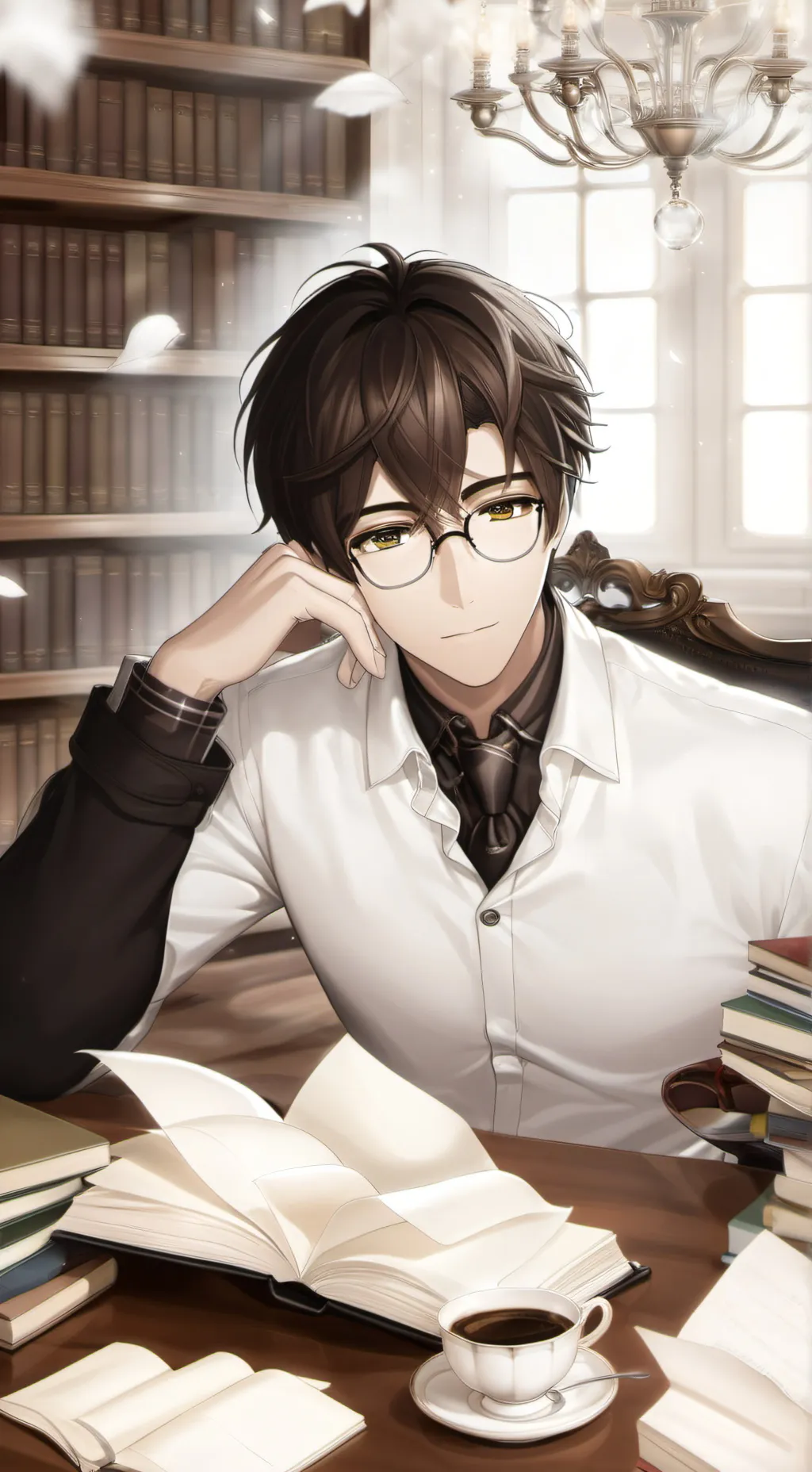 ai character: penguino background