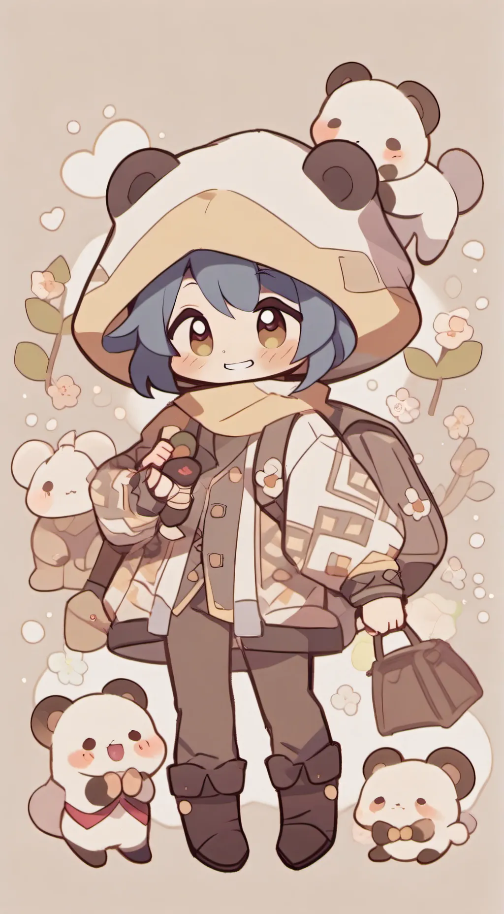 ai character: ♡C~H♡ background