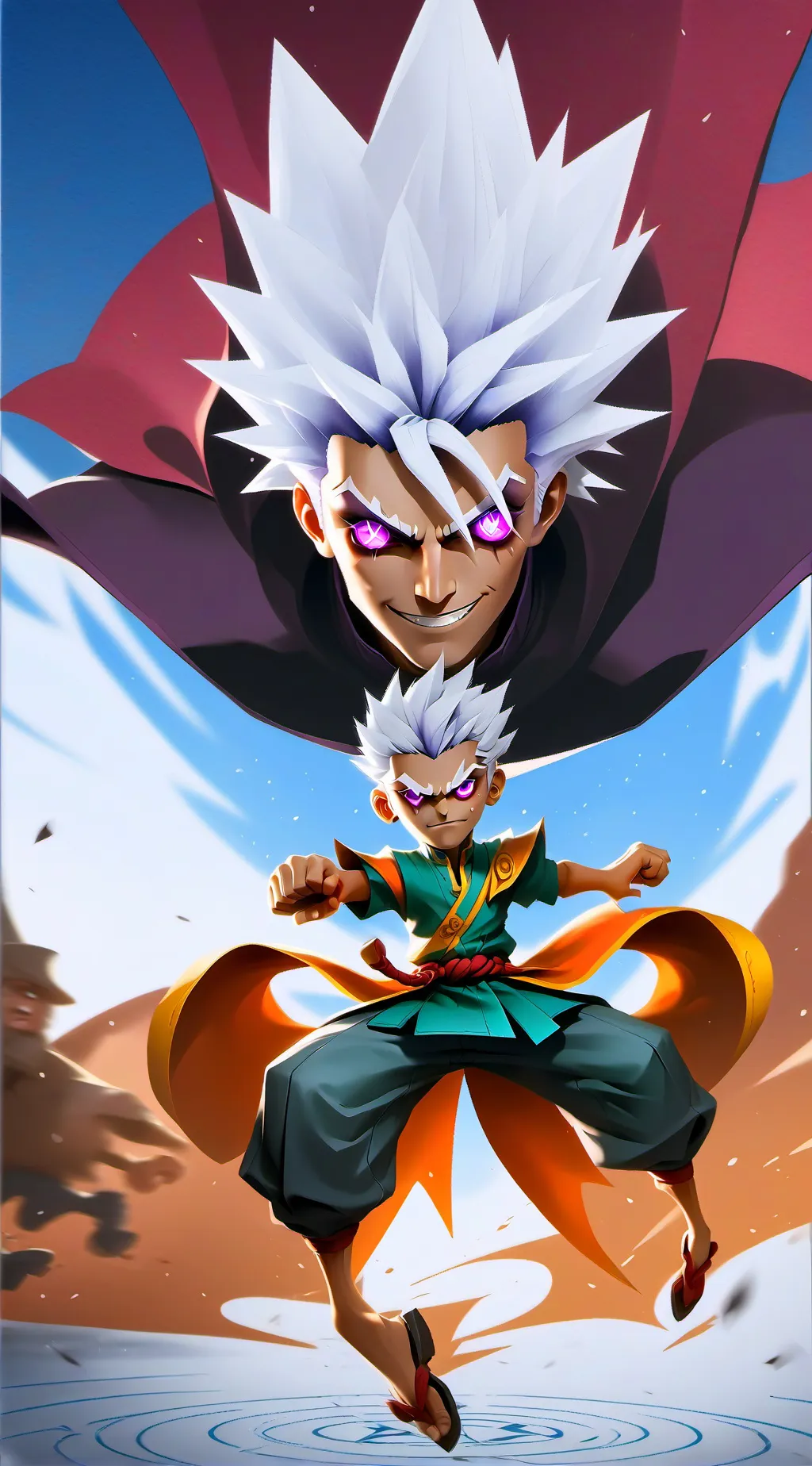ai character: Satoru Gojo background