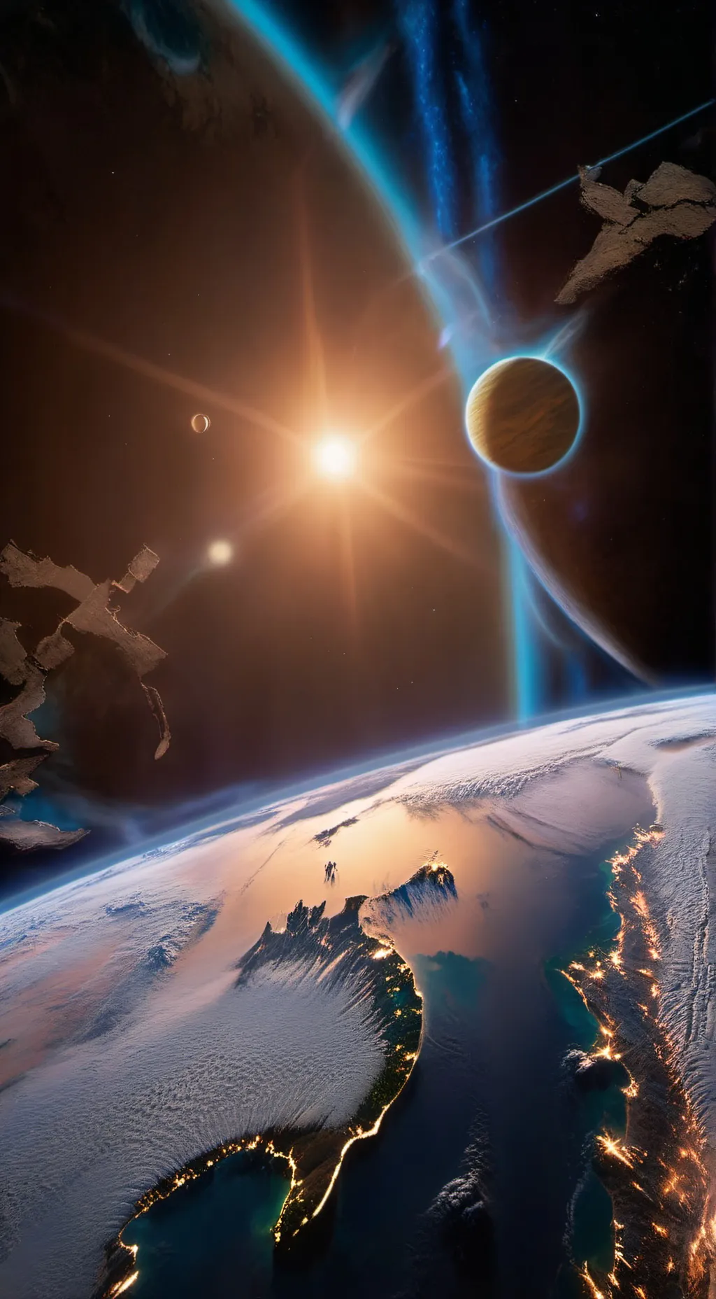 ai character: 🌎 Earth 🌎  background