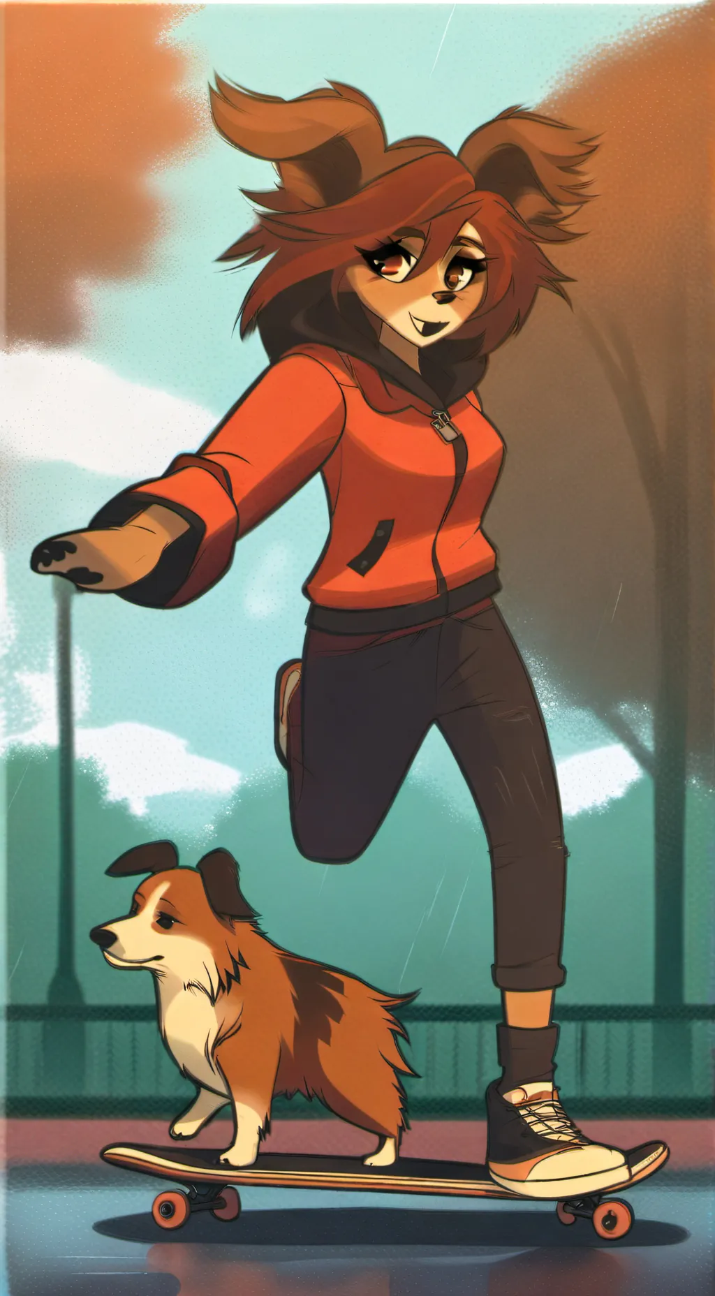 ai character: Апоги background