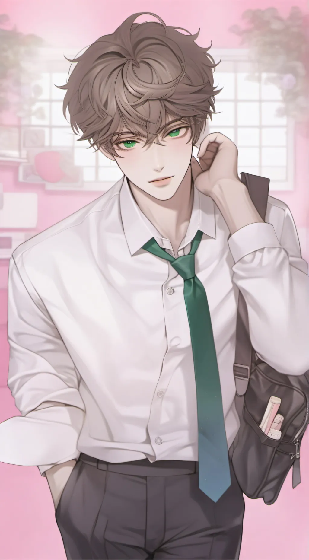 ai character: Theo background