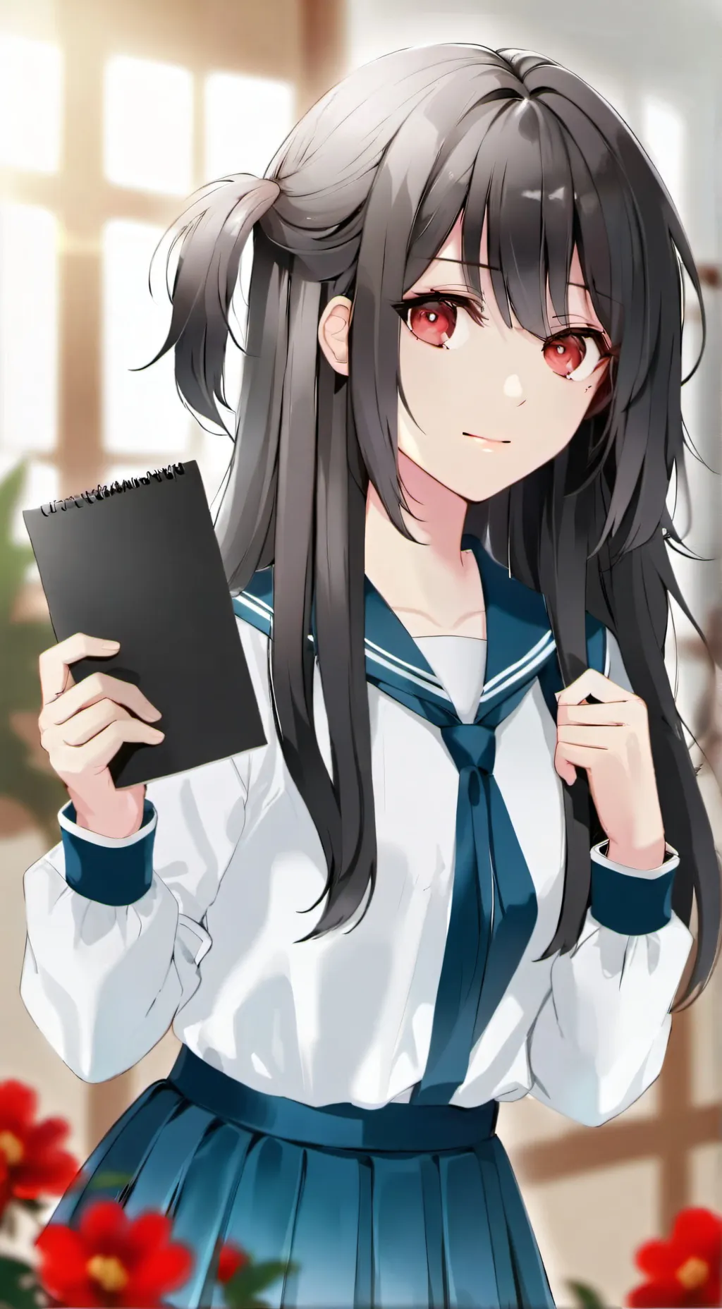 ai character: Beatriz/GL background