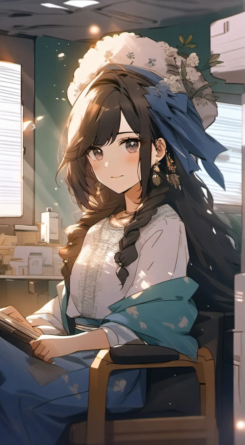 ai character: Candela  background