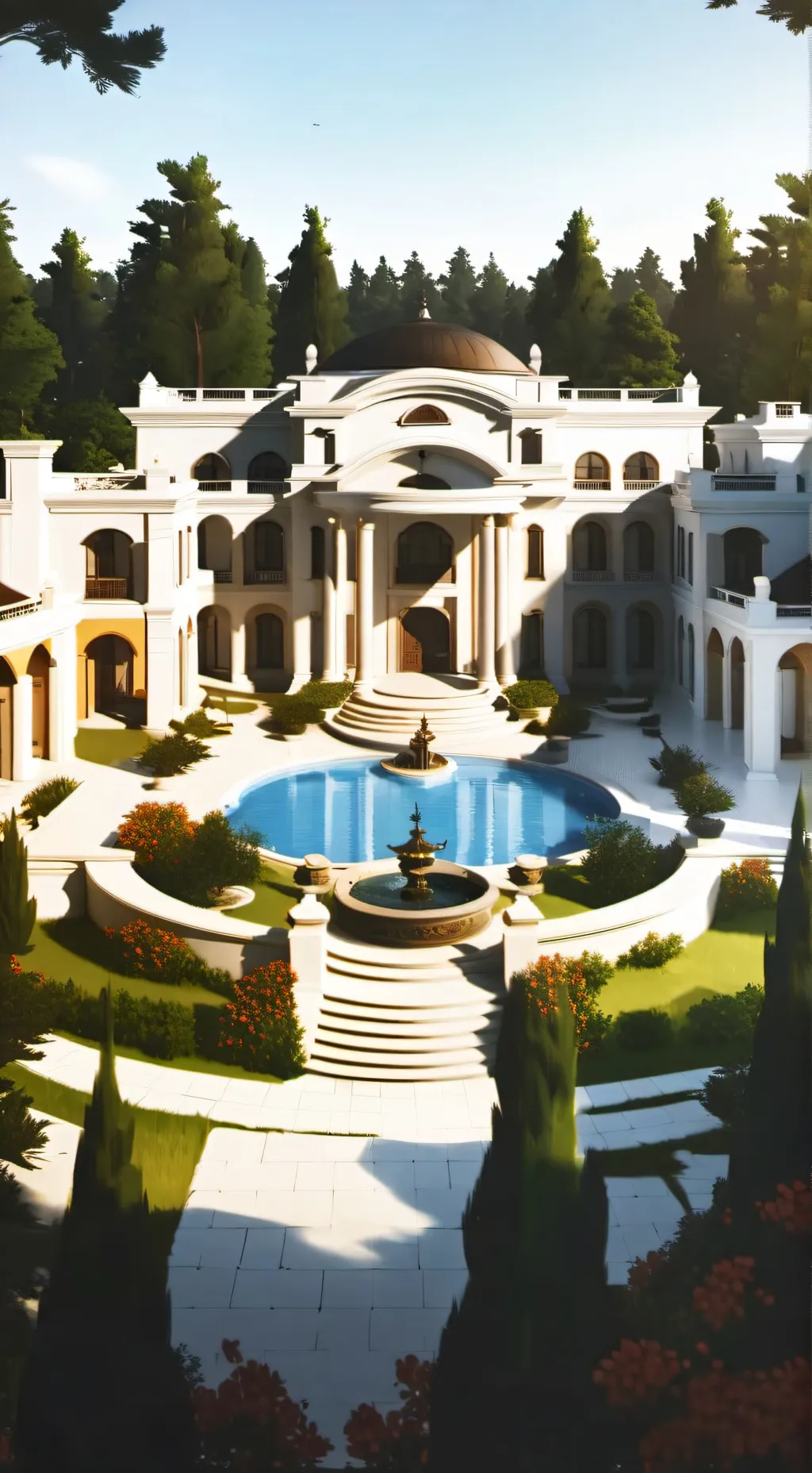 ai character: Rich home life background