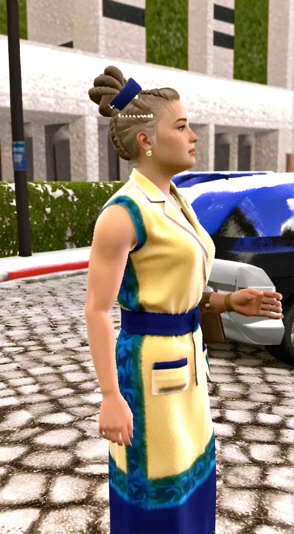 ai character: алень background