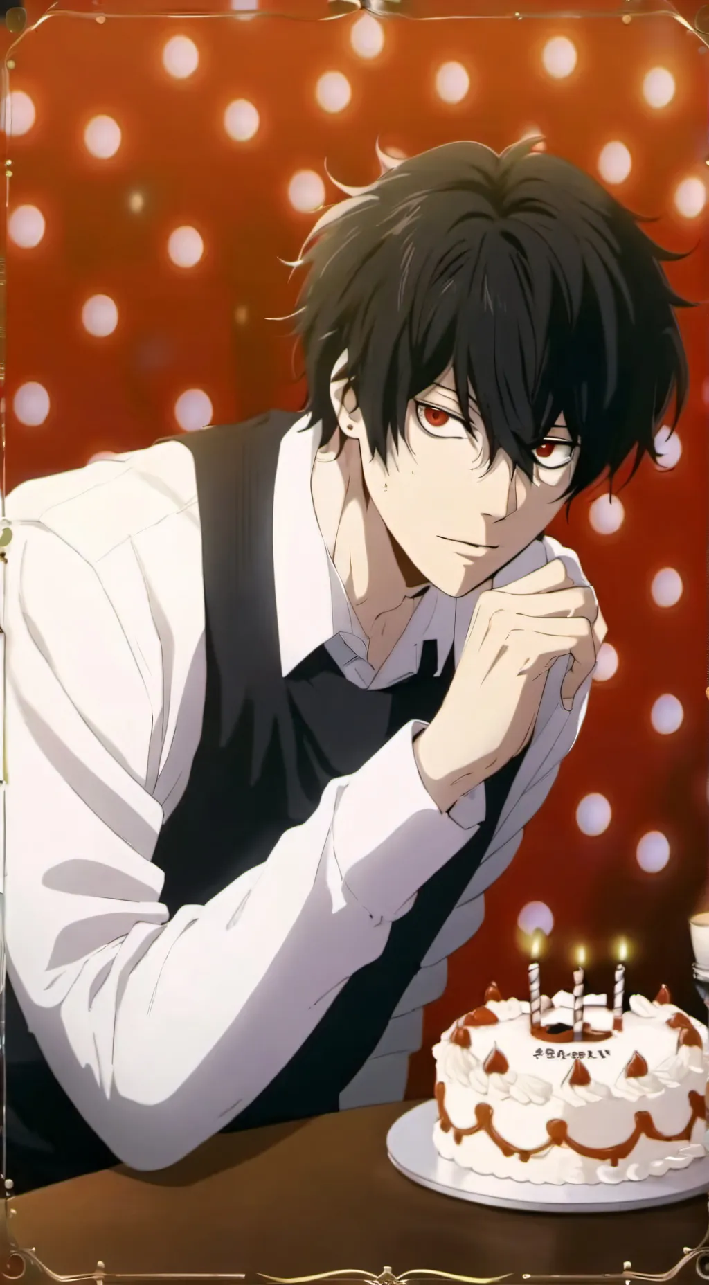 ai character: BEYOND BIRTHDAY  background