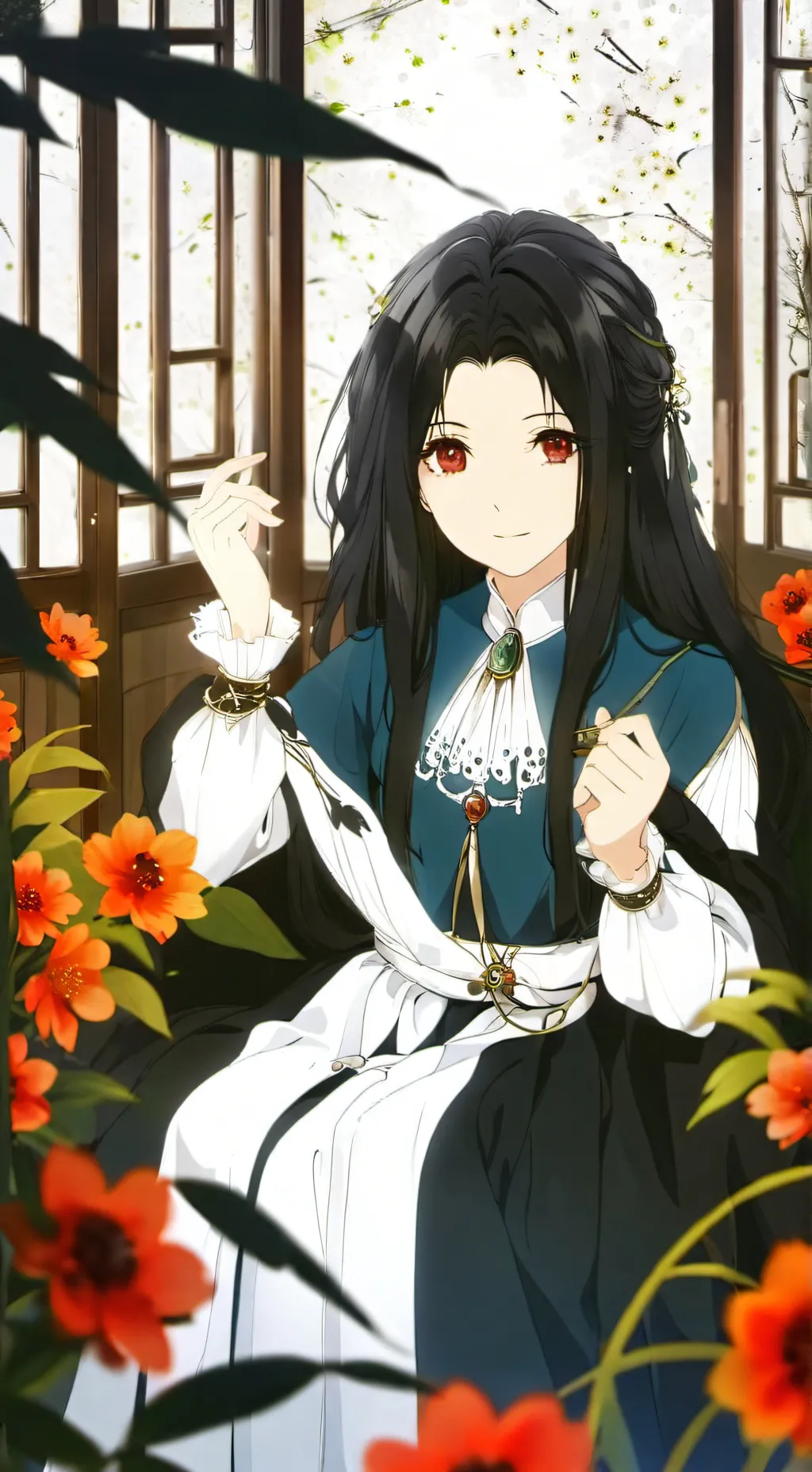 ai character: Настя background