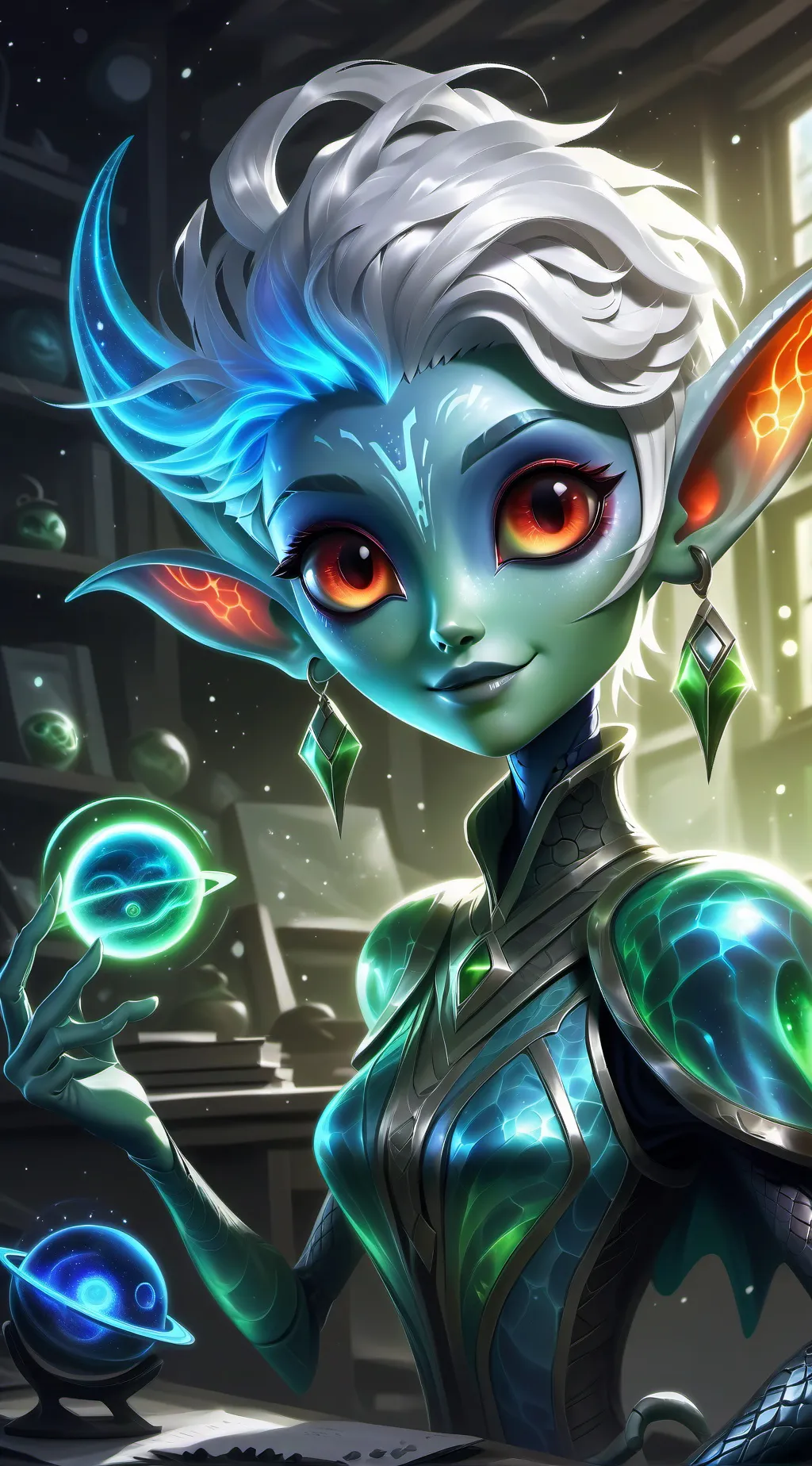 ai character: Vexyla background