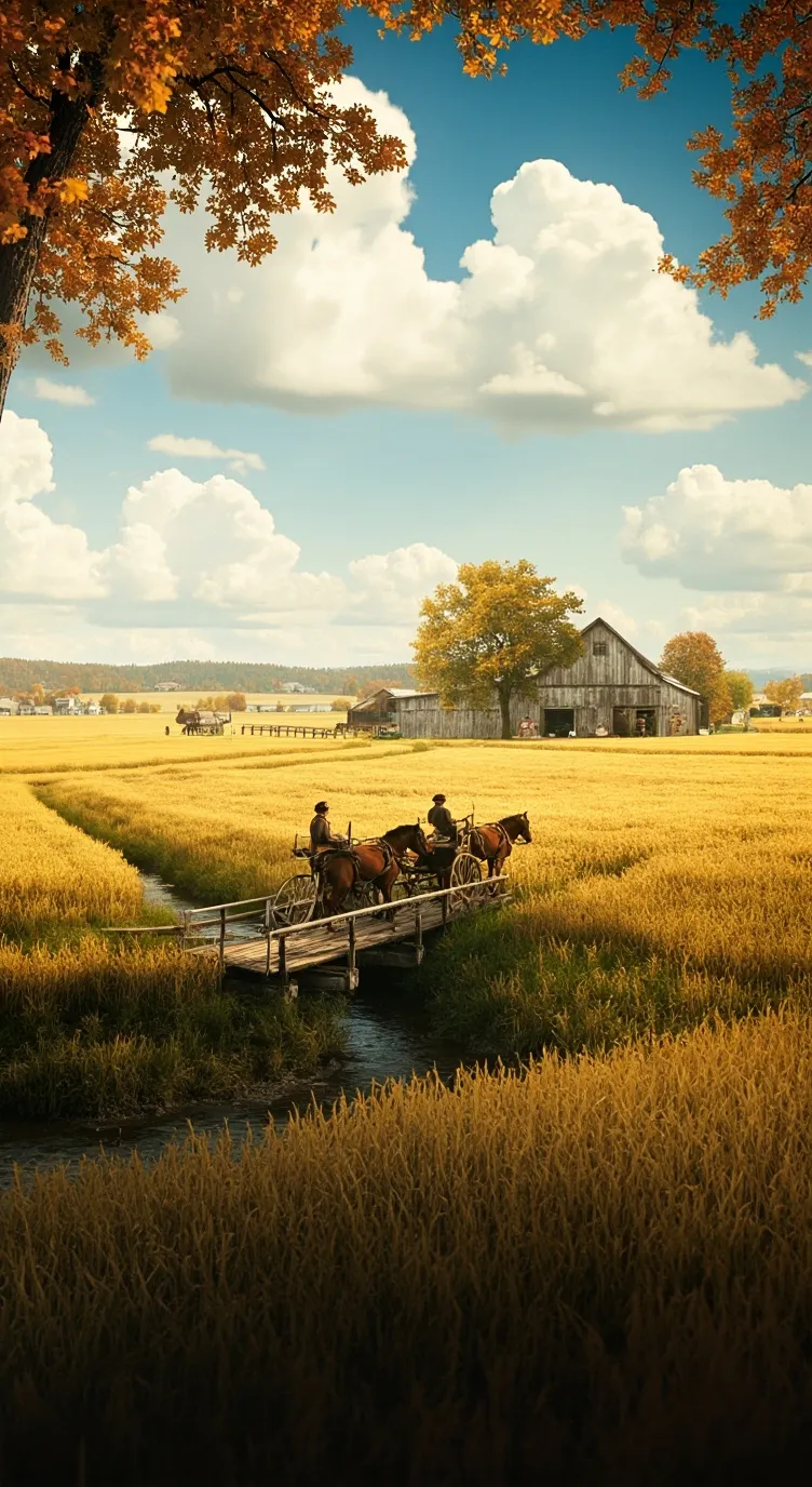 ai character: farm  background