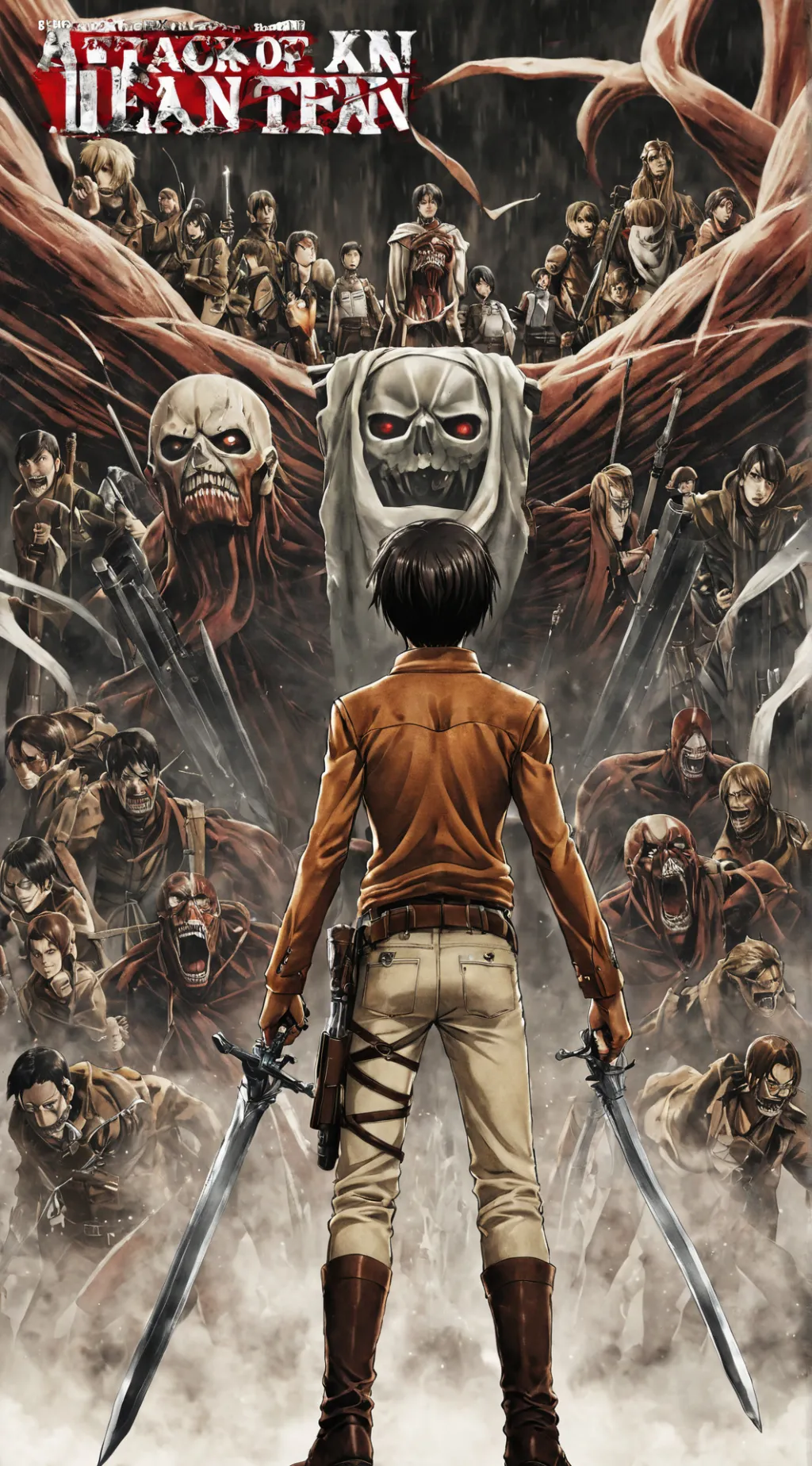 ai character: attack on titan background