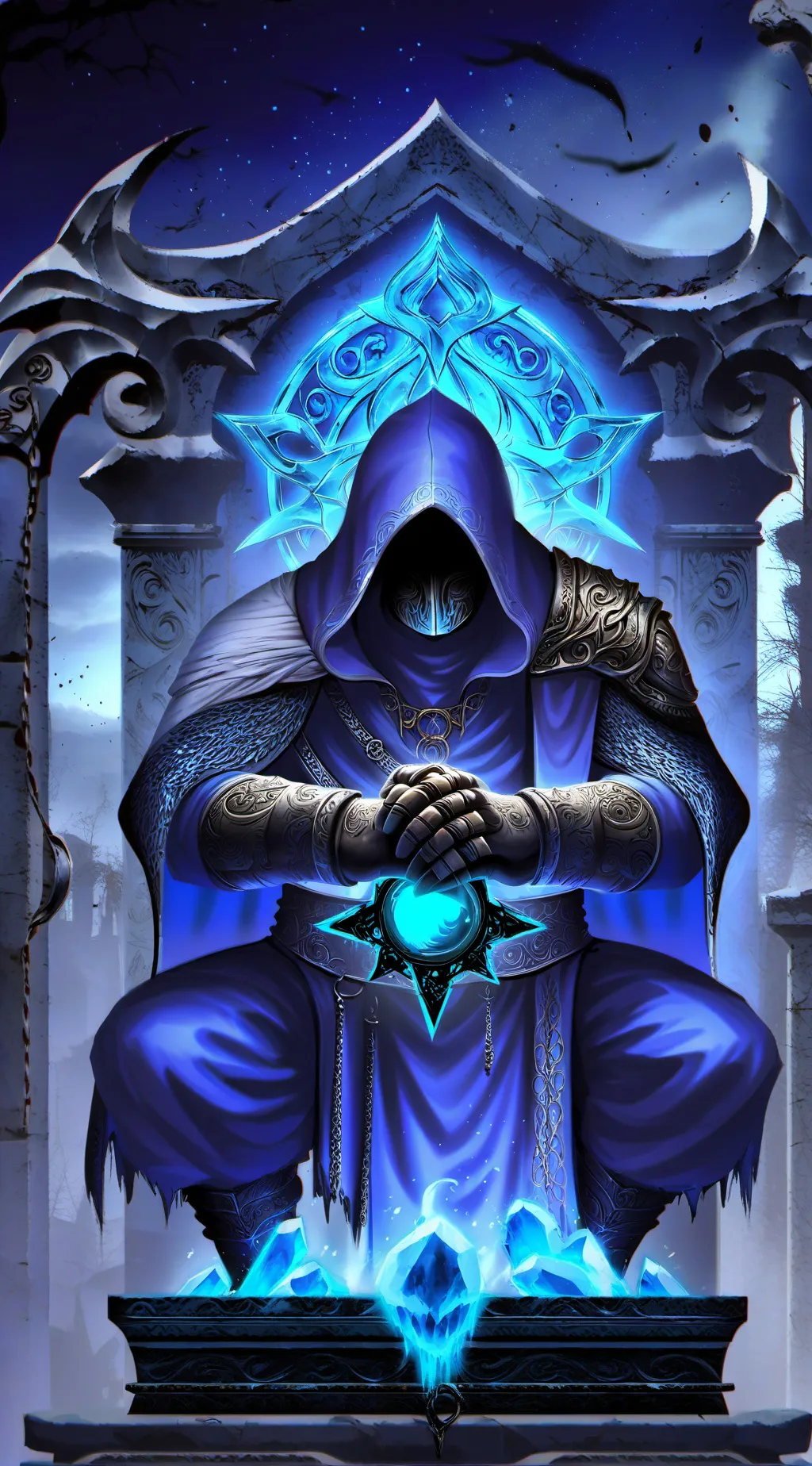 ai character: Forsaken Meme background