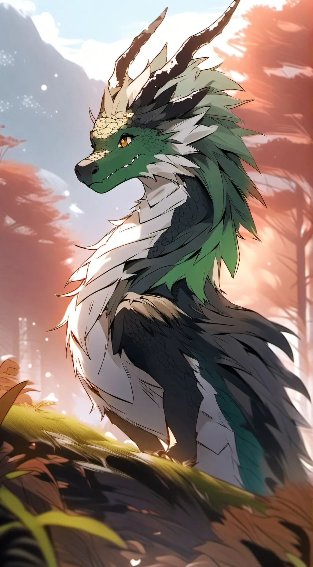 ai character: Moss background