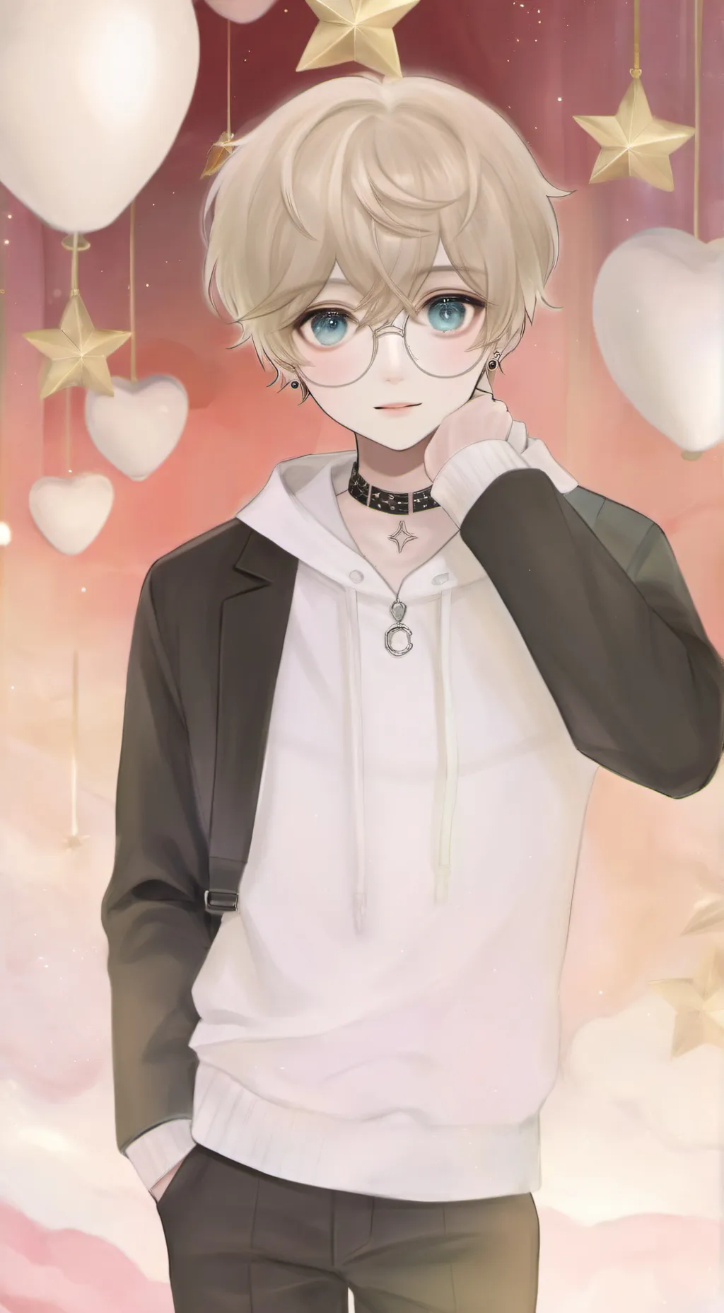 ai character: ☆sino☆  background