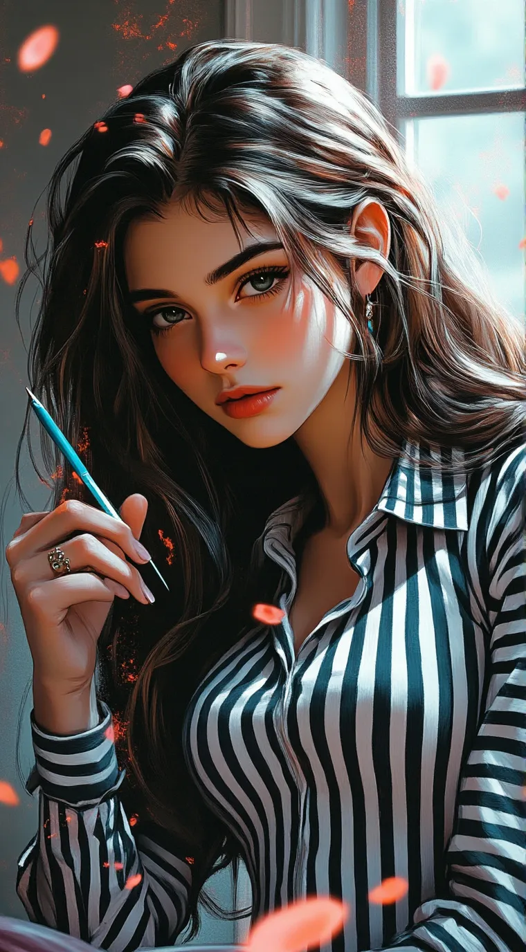 ai character: Luna background