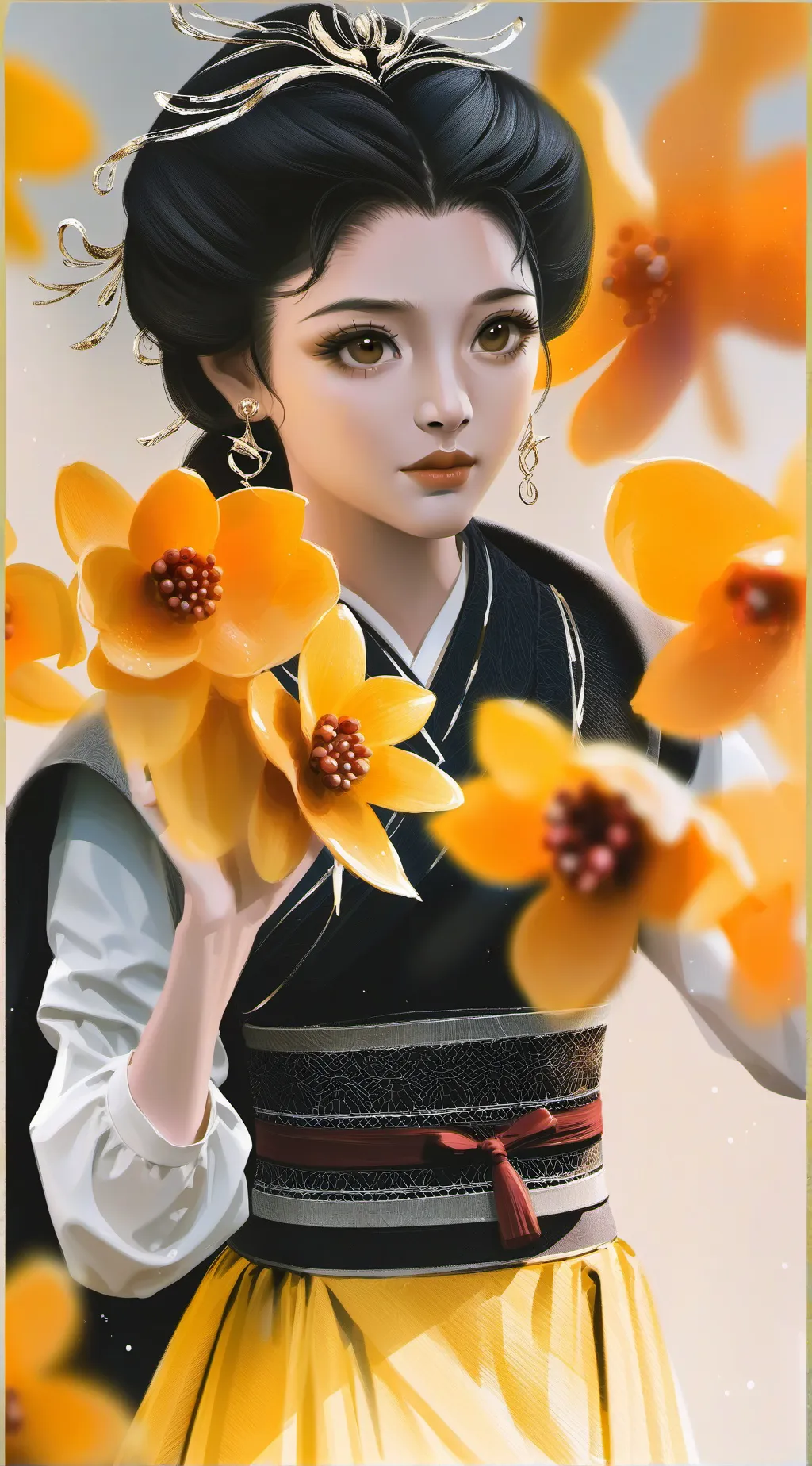 ai character: dragon ball background