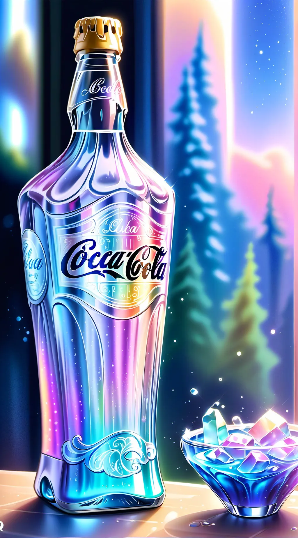 ai character: coca-cola legend background