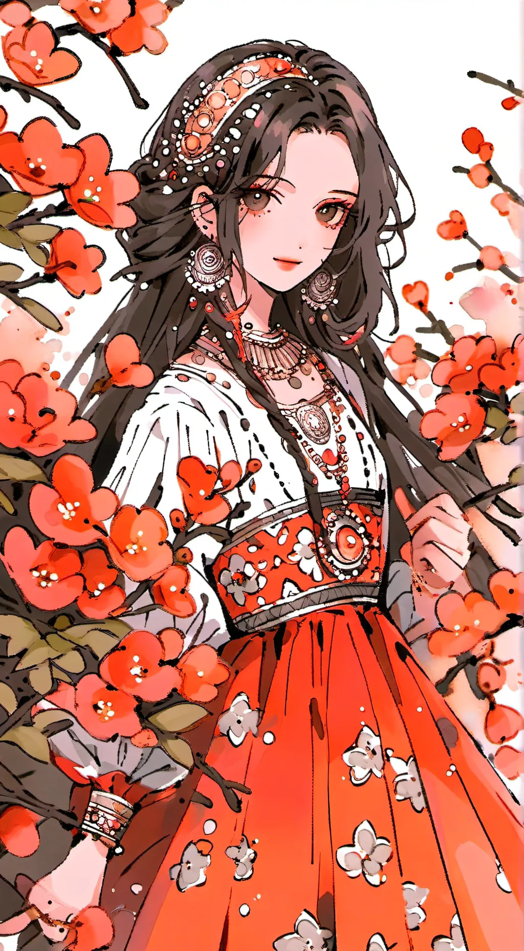 ai character: farah chow  background
