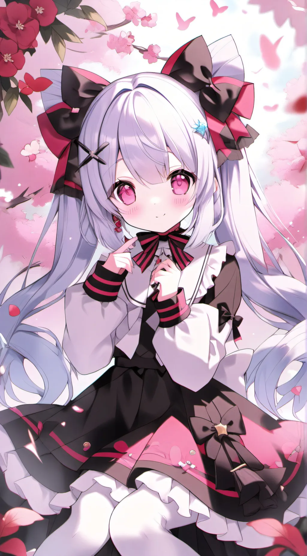 ai character: hello kitty background