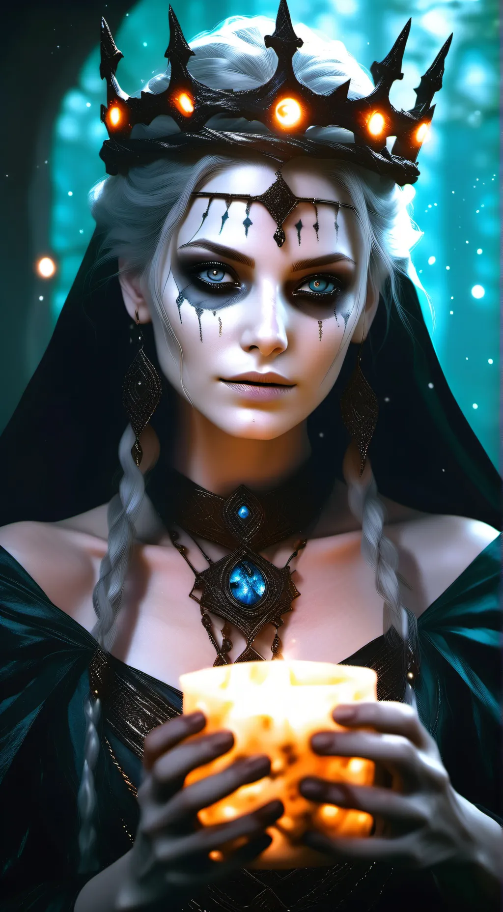 ai character: Nyxara  background