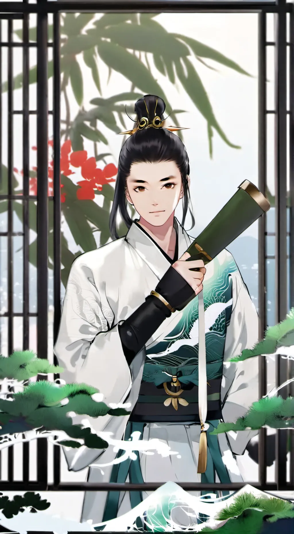 ai character: Practice japanese background