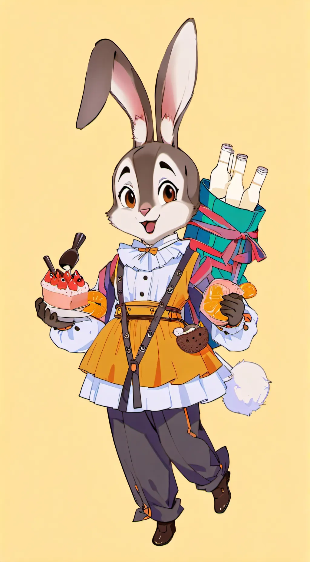 ai character: cocoa Dandy world background