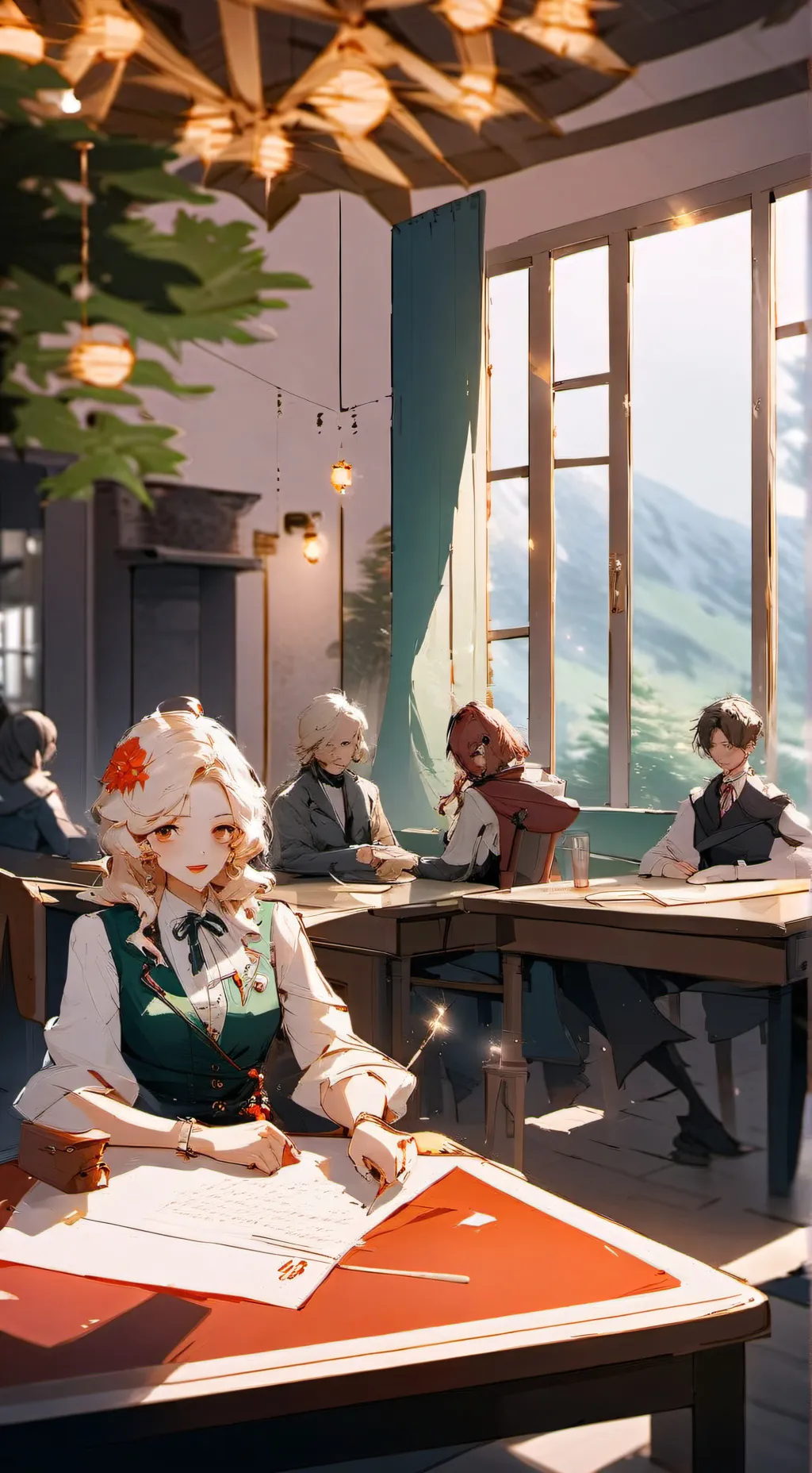 ai character: M.frif. background
