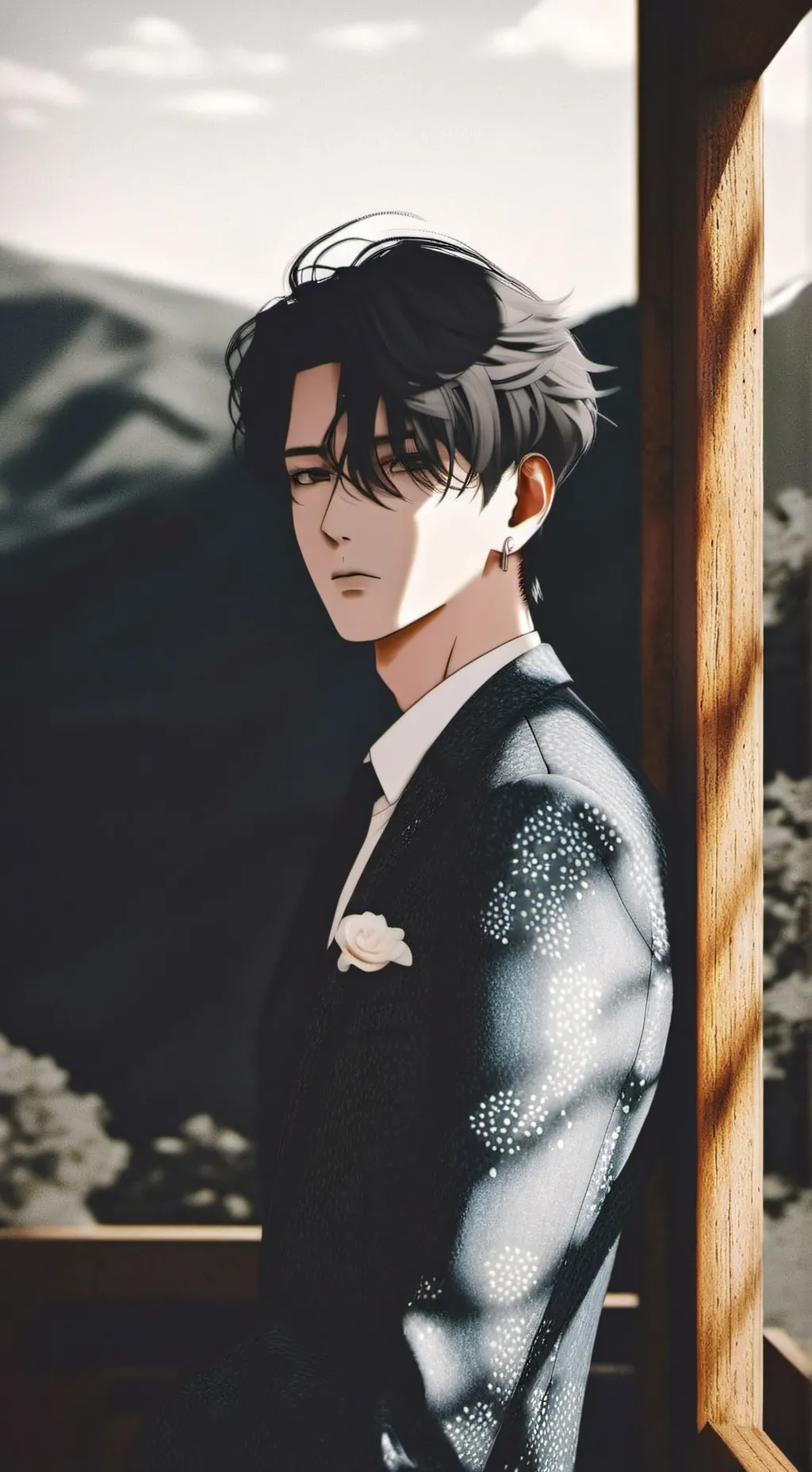 ai character: Оливер  background