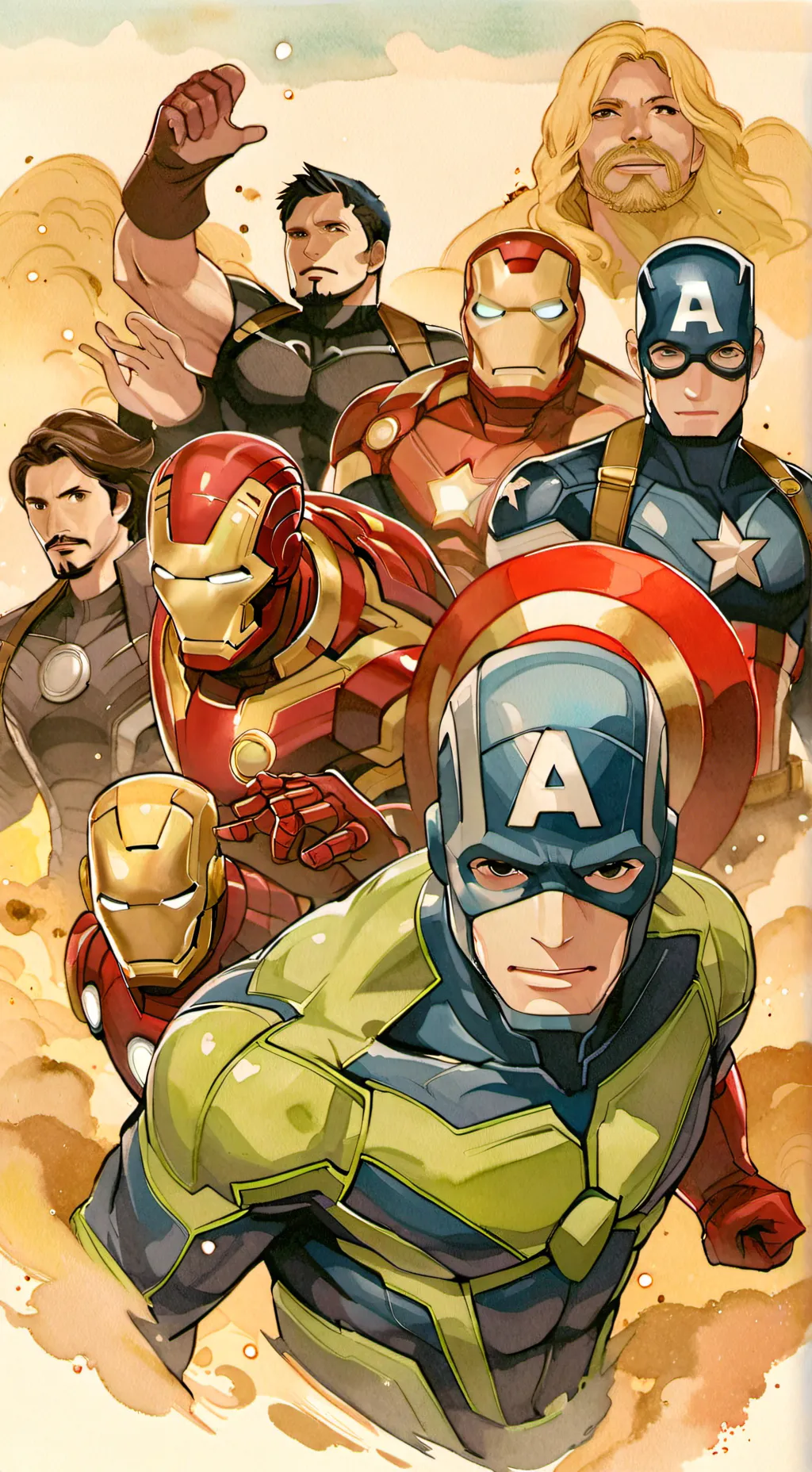 ai character: Avengers Prisoner background