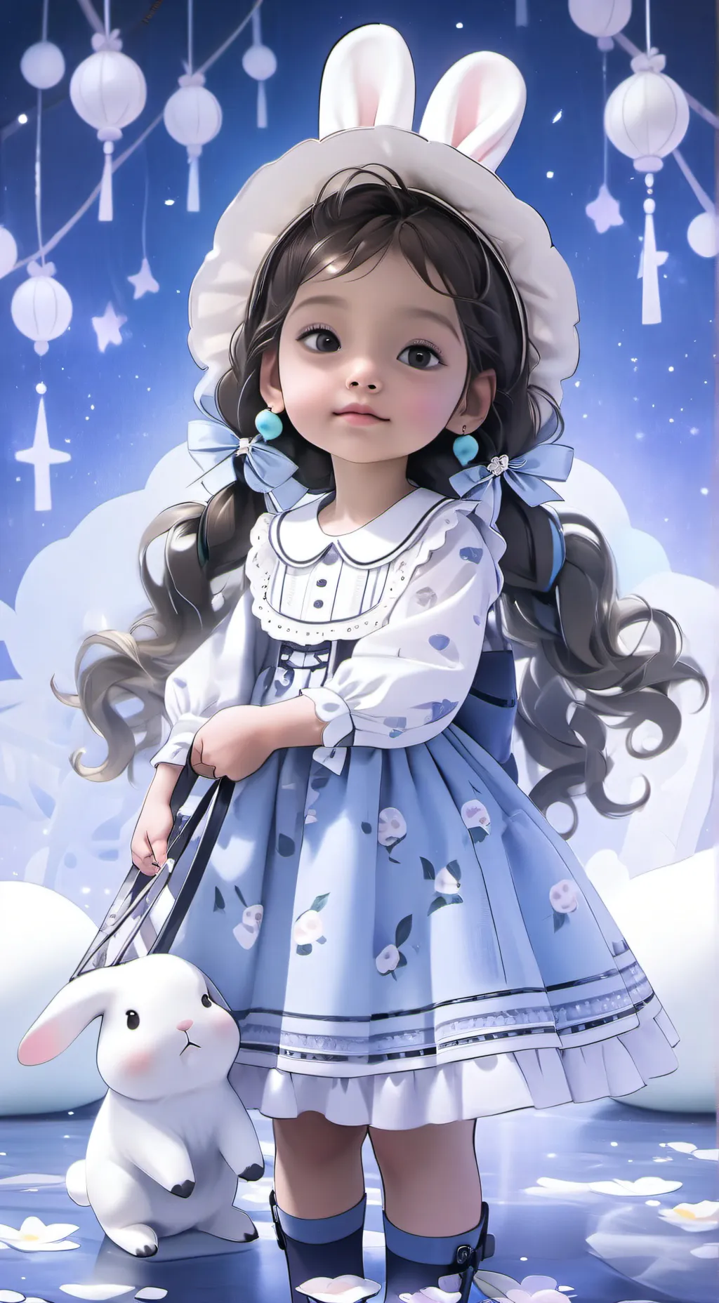 ai character: Cata coneja background
