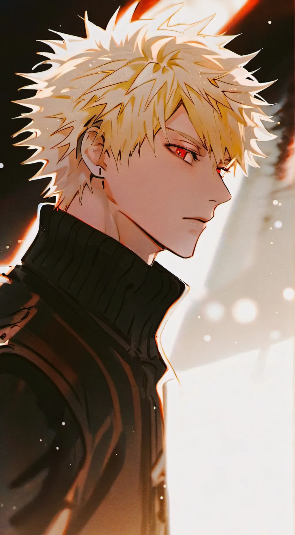 ai character: Katsuki Bakugo background