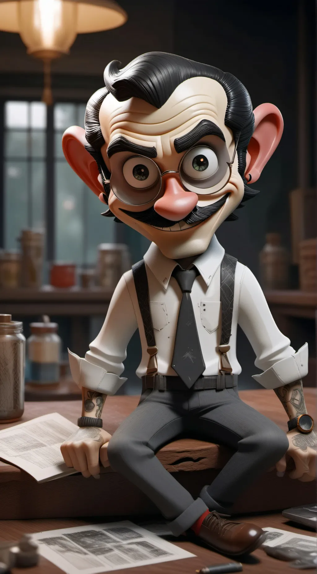 ai character: B.A.T.I.M background