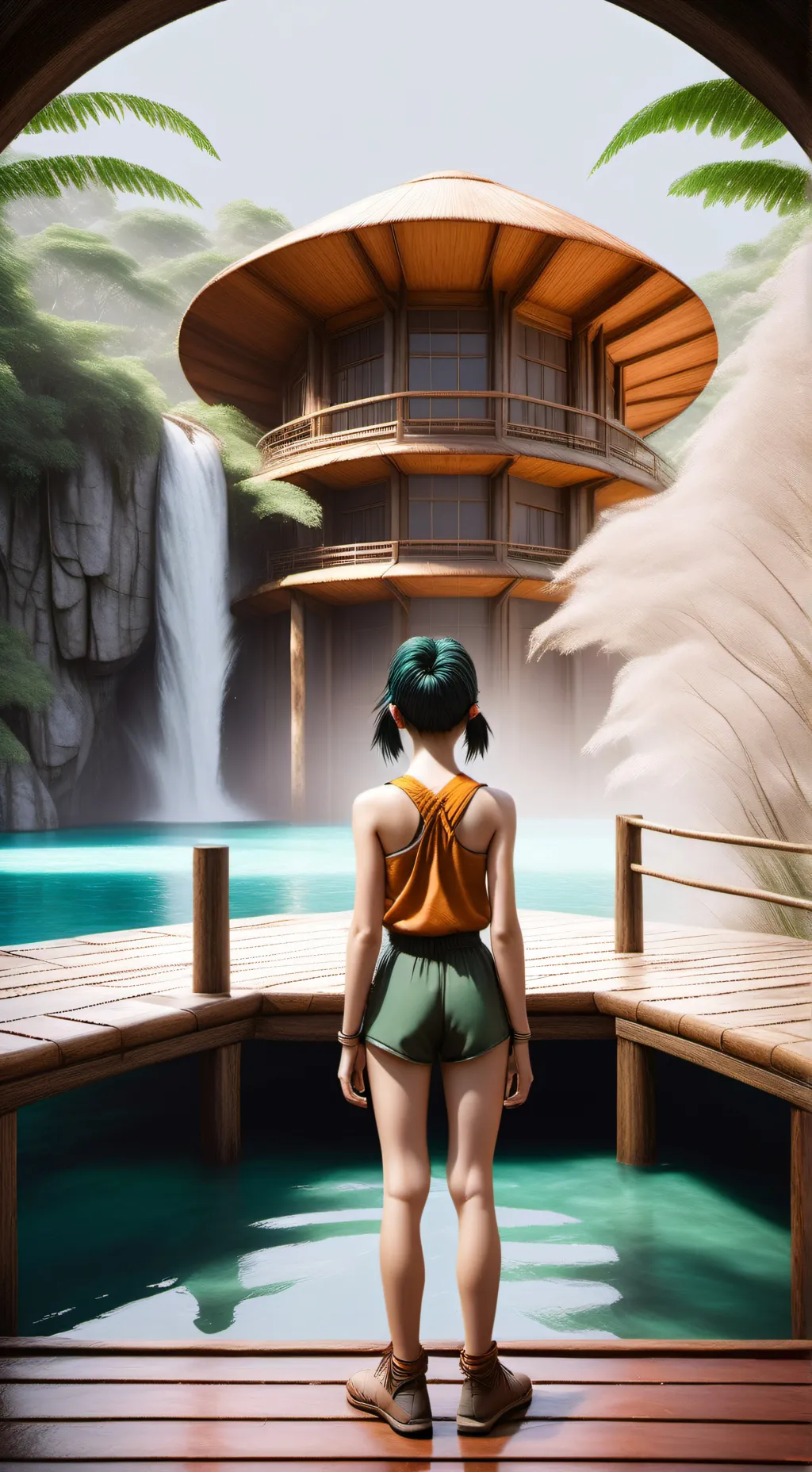 ai character: Aria background