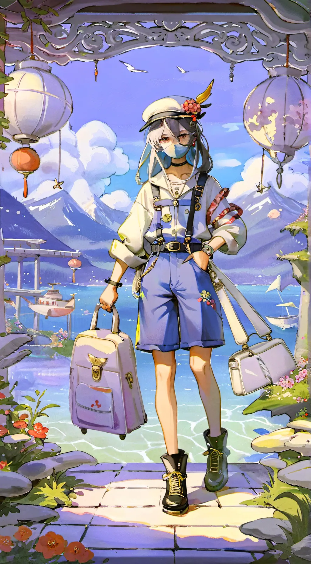 ai character: sk background