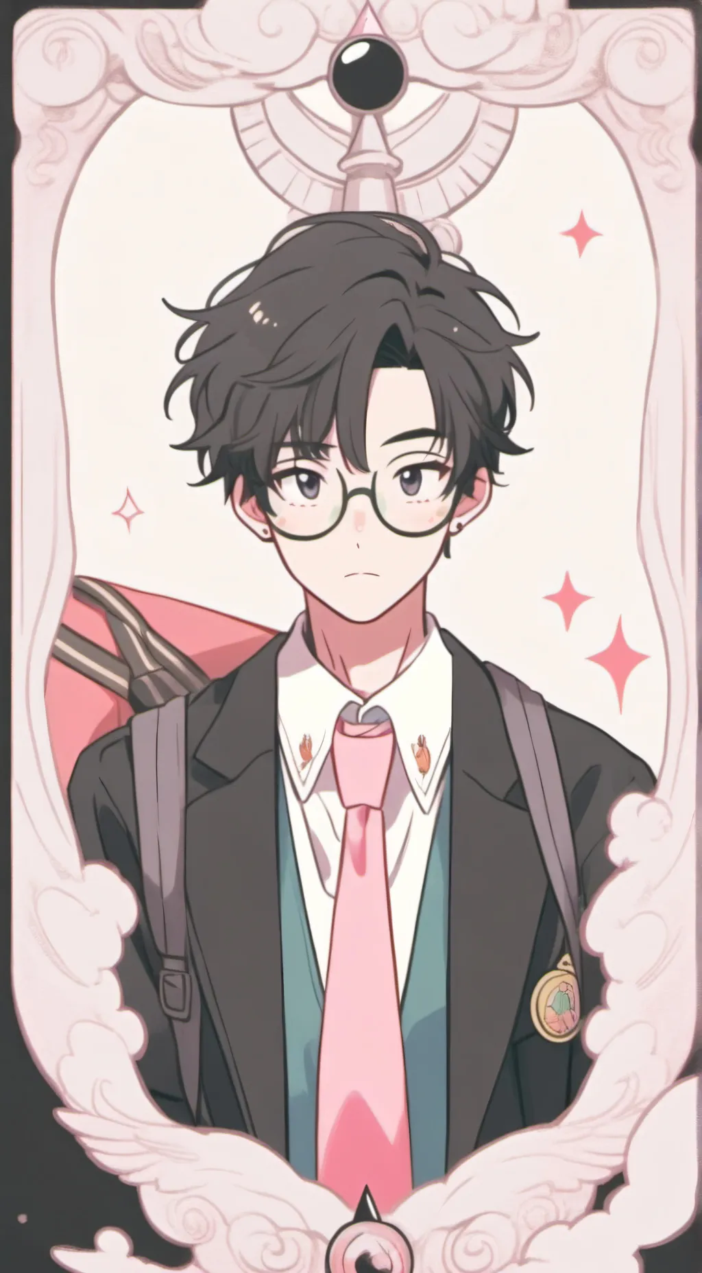 ai character: Harry  background