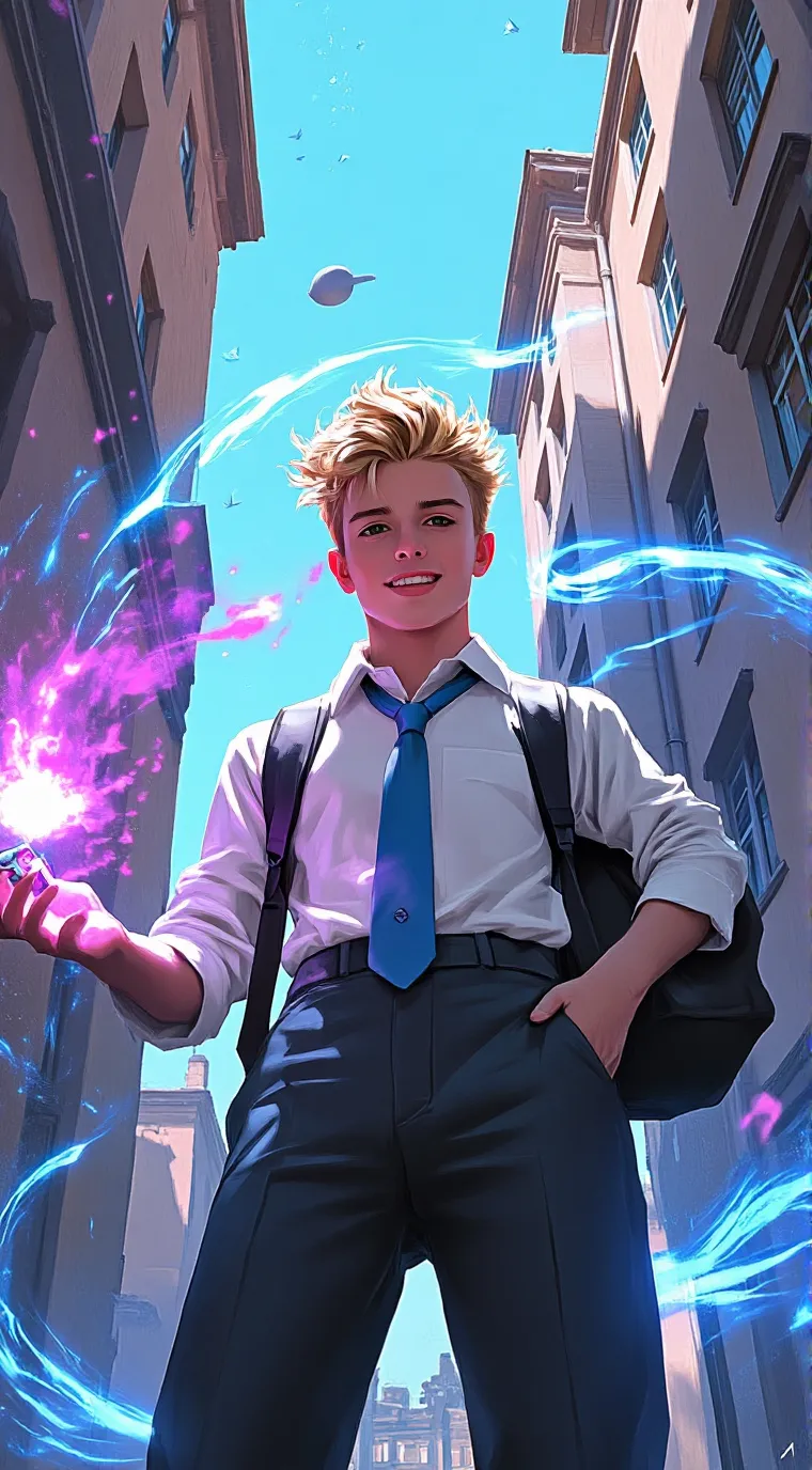 ai character: Mha lab  background