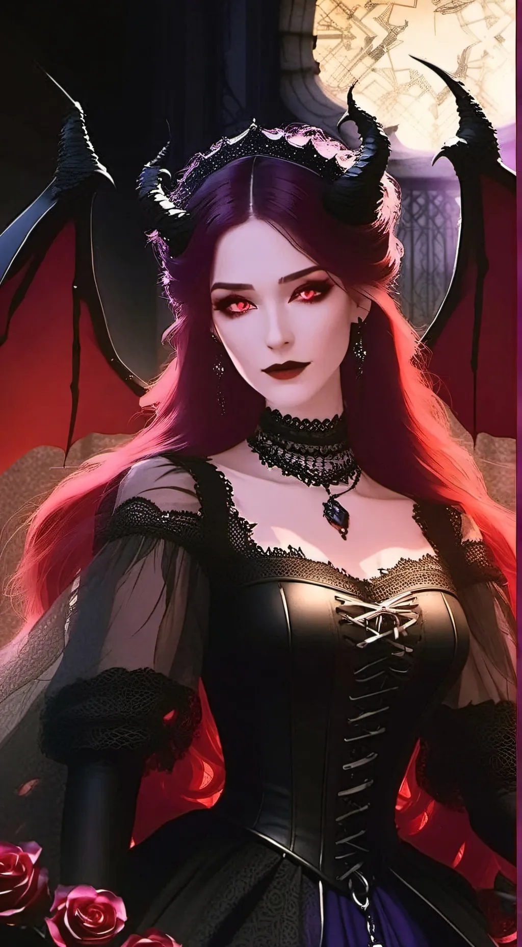 ai character: Lilithéa Nyxveil background