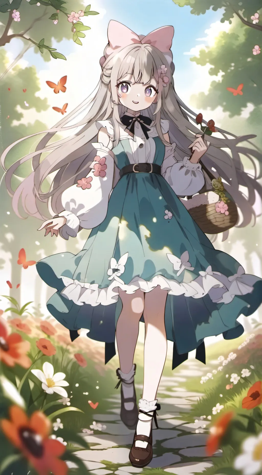 ai character: lily background