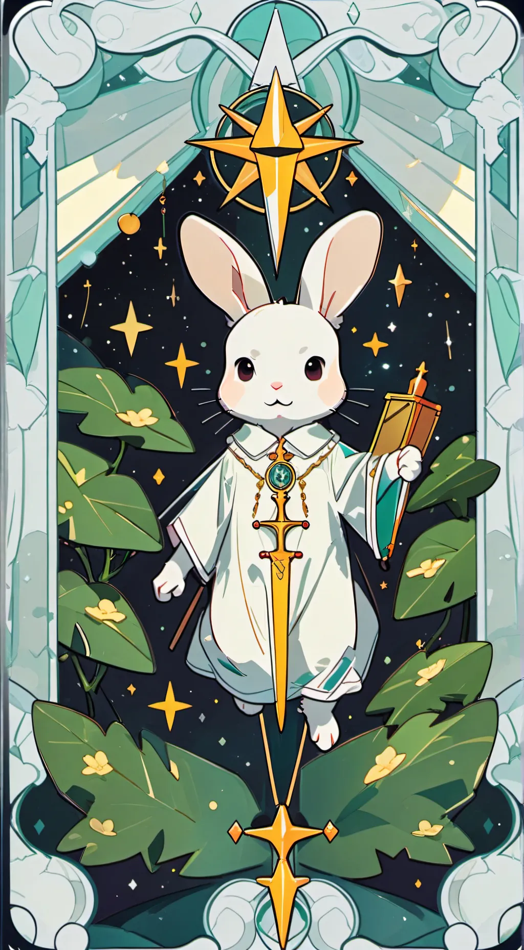 ai character: MHA easter background