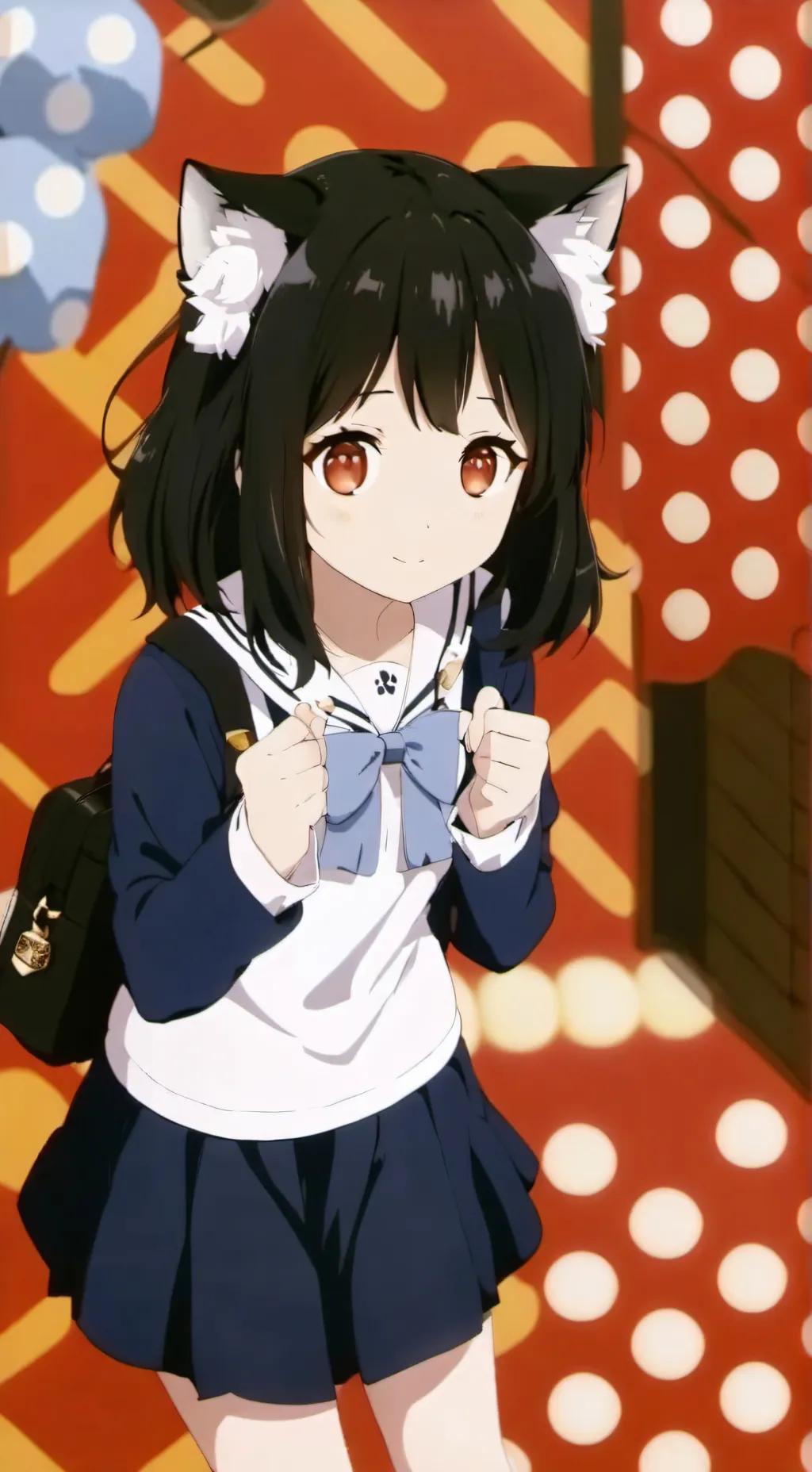 ai character: neko seek background