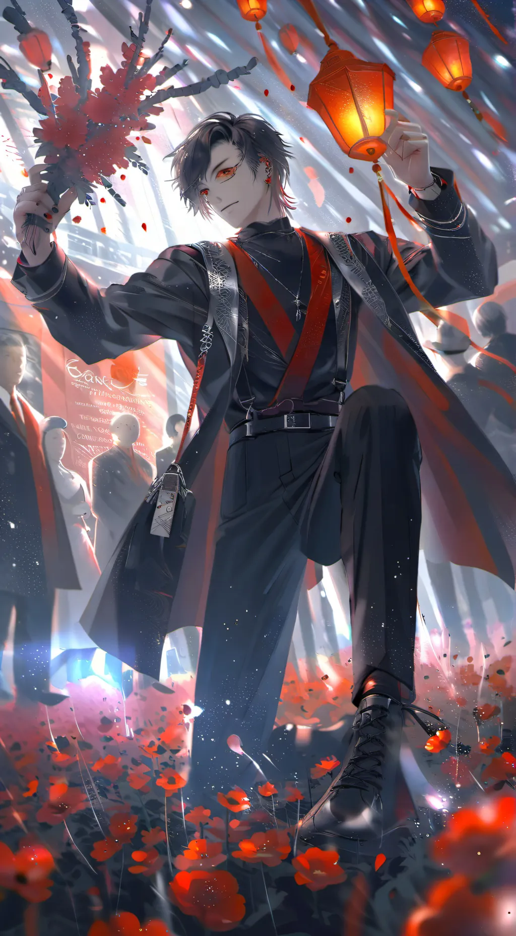 ai character: kny escuela  background