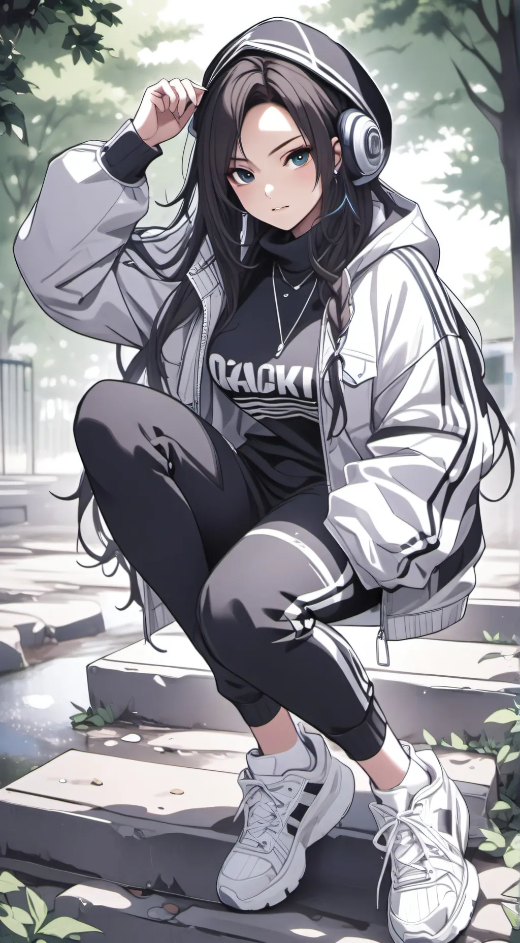 ai character: Aria background