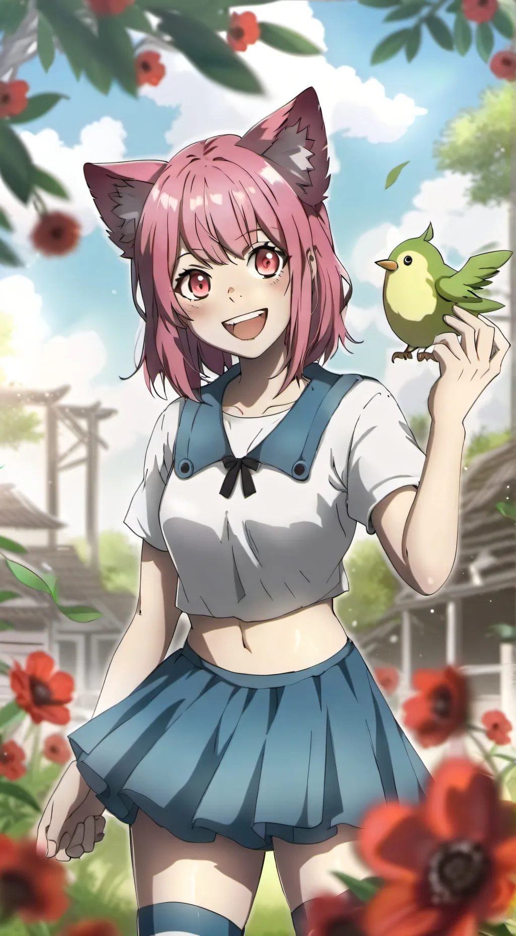 ai character: Saki background