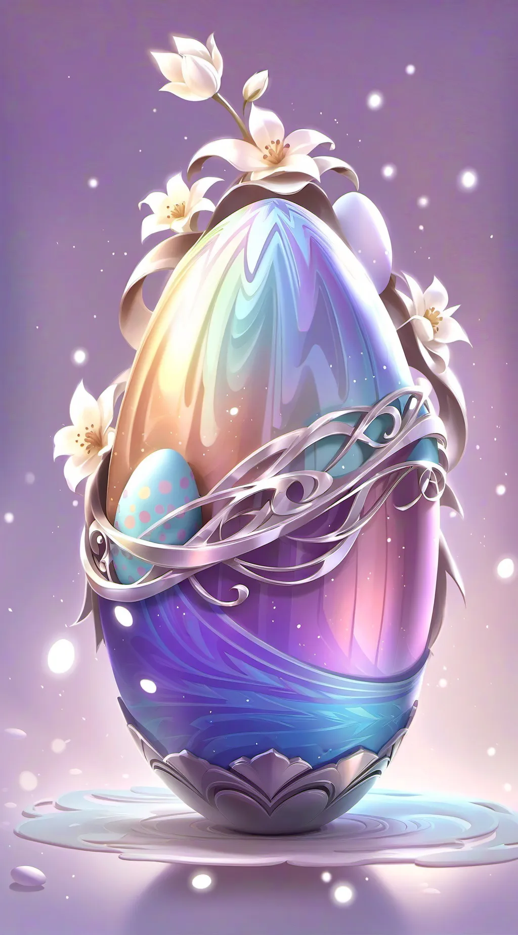 ai character: Happy Easter! background