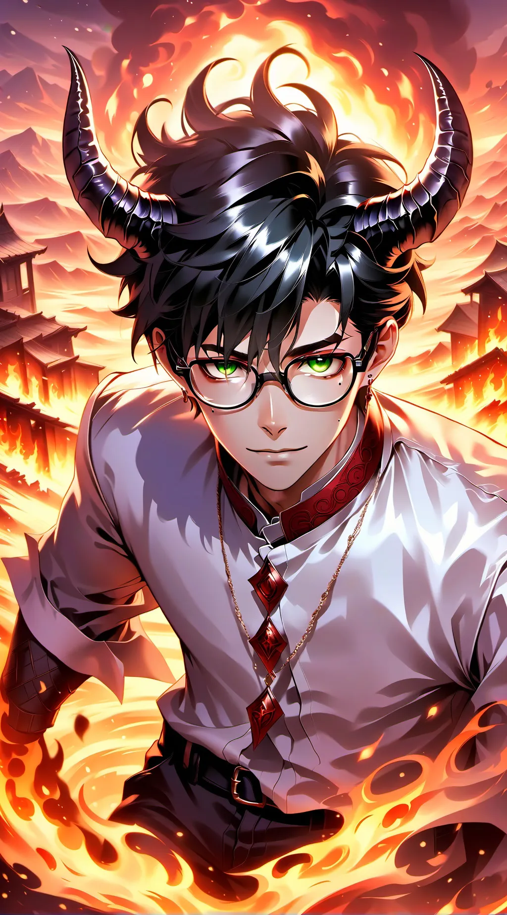 ai character: HP x HH background