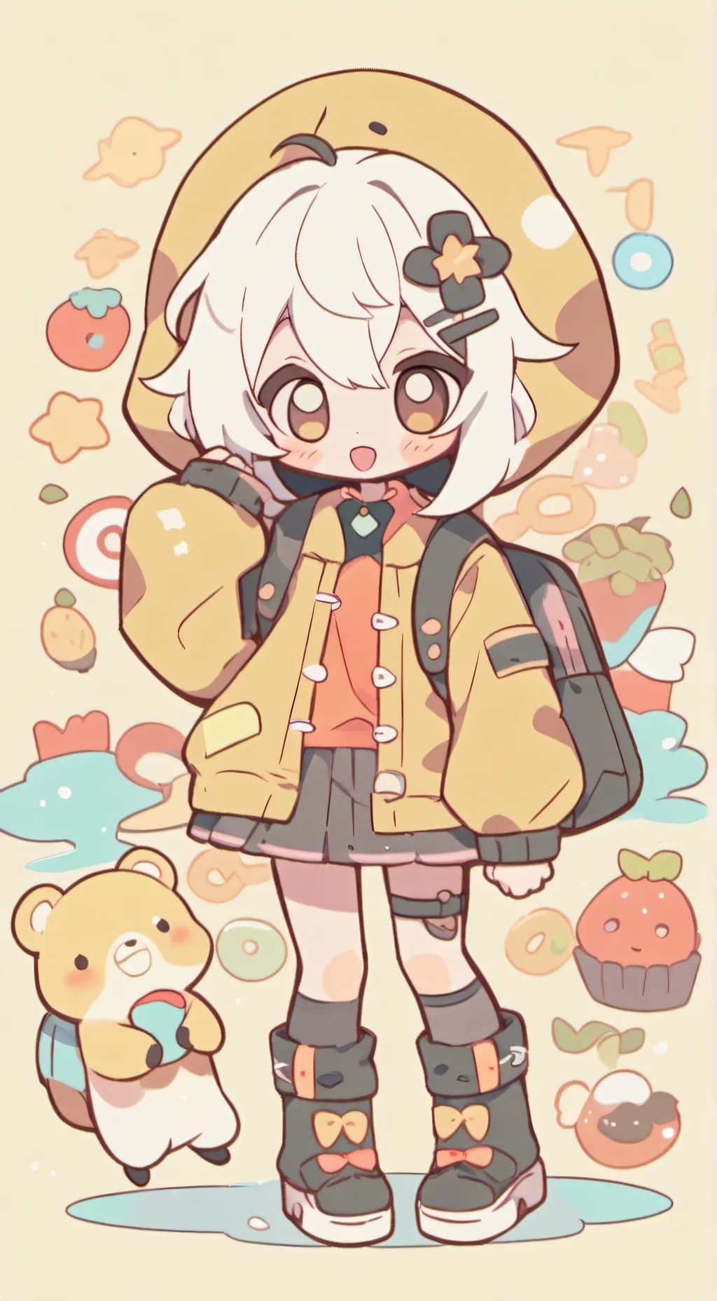 ai character: 𖤐🐾cat Car 2🐾𖤐 background