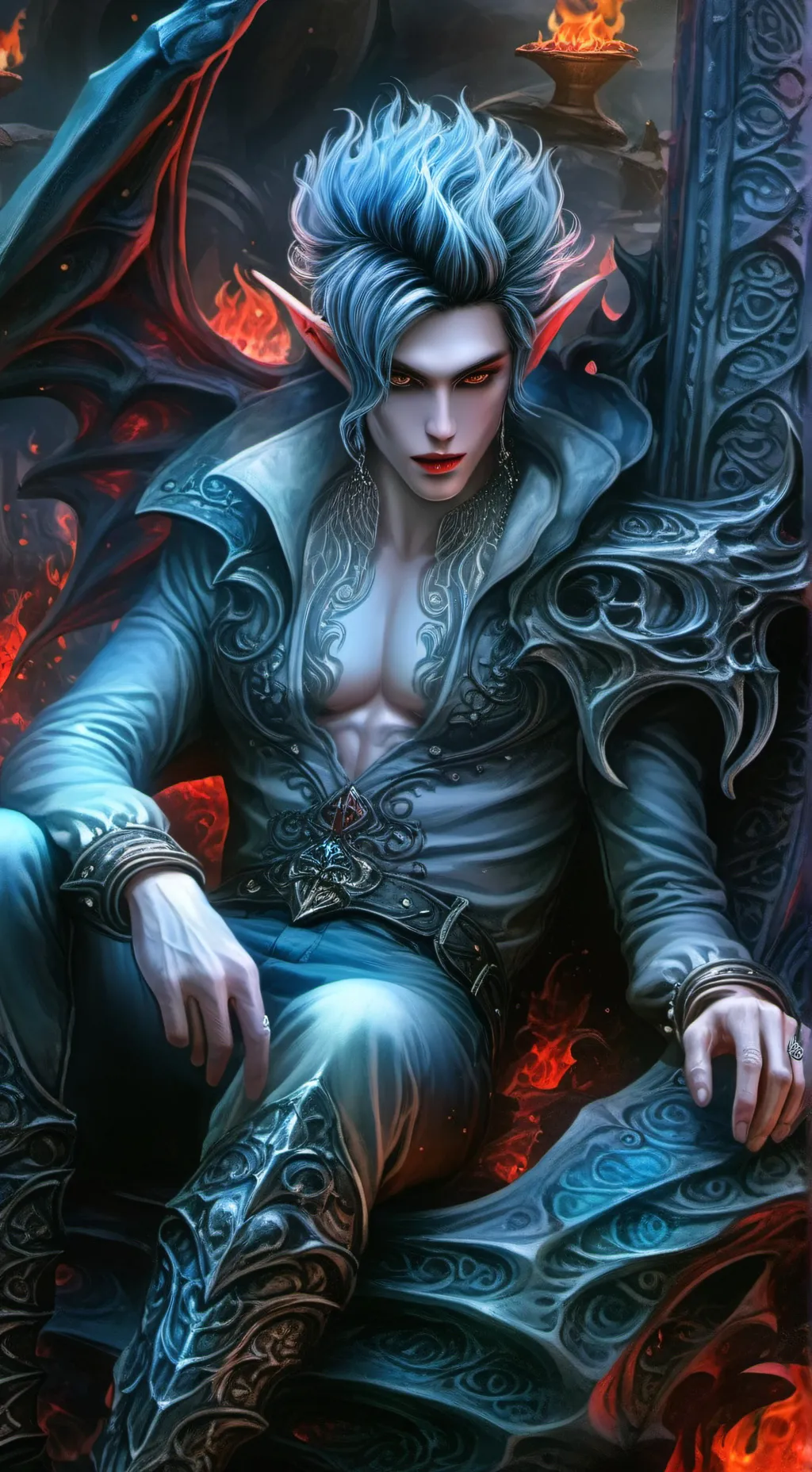 ai character: King axel background