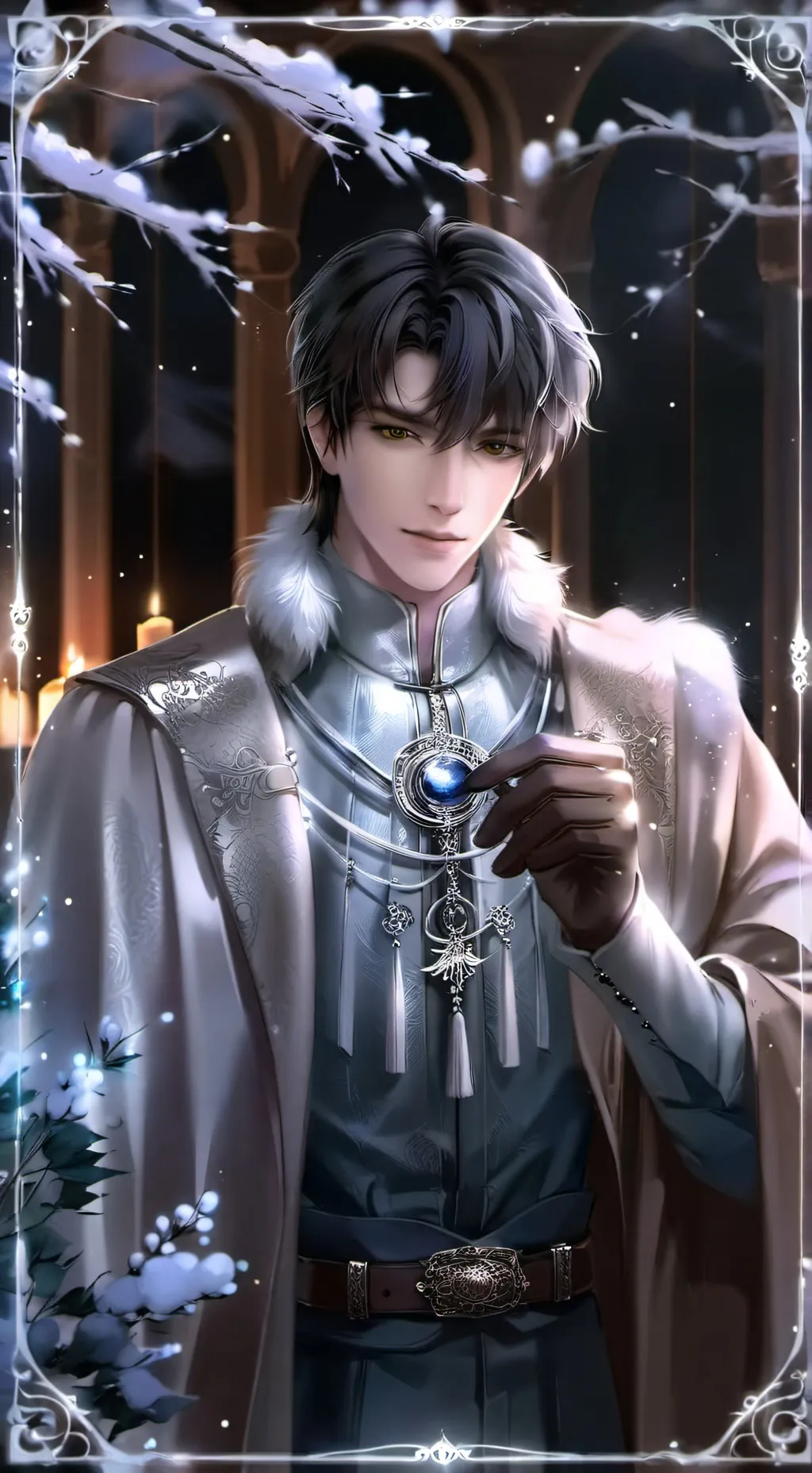 ai character: Damien  background