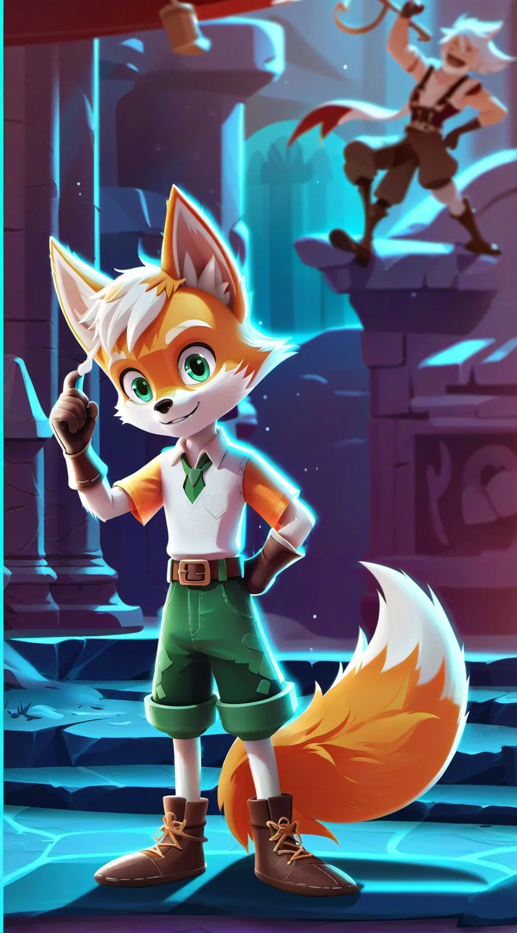 ai character: Si adivino gay background